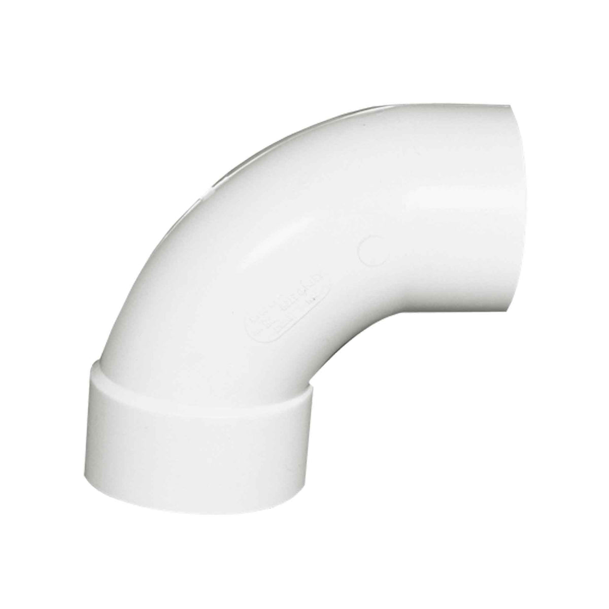 Coude de 90˚ PVC-BDS «mâle x femelle», 4&quot;