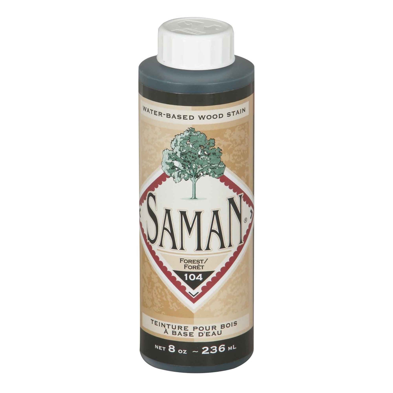 Teinture pour bois à base d'eau Forêt, 236 ml                    