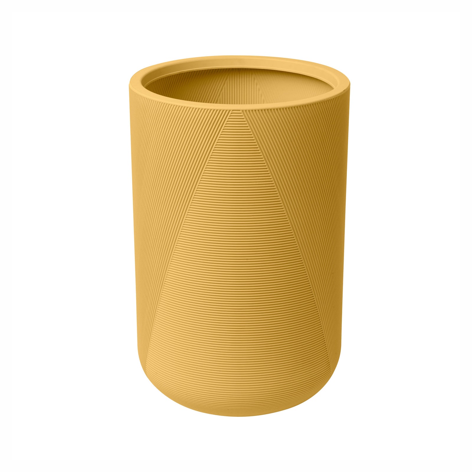 Jardinière Gavin en résine durable, 14" x 22" ( jaune safran)