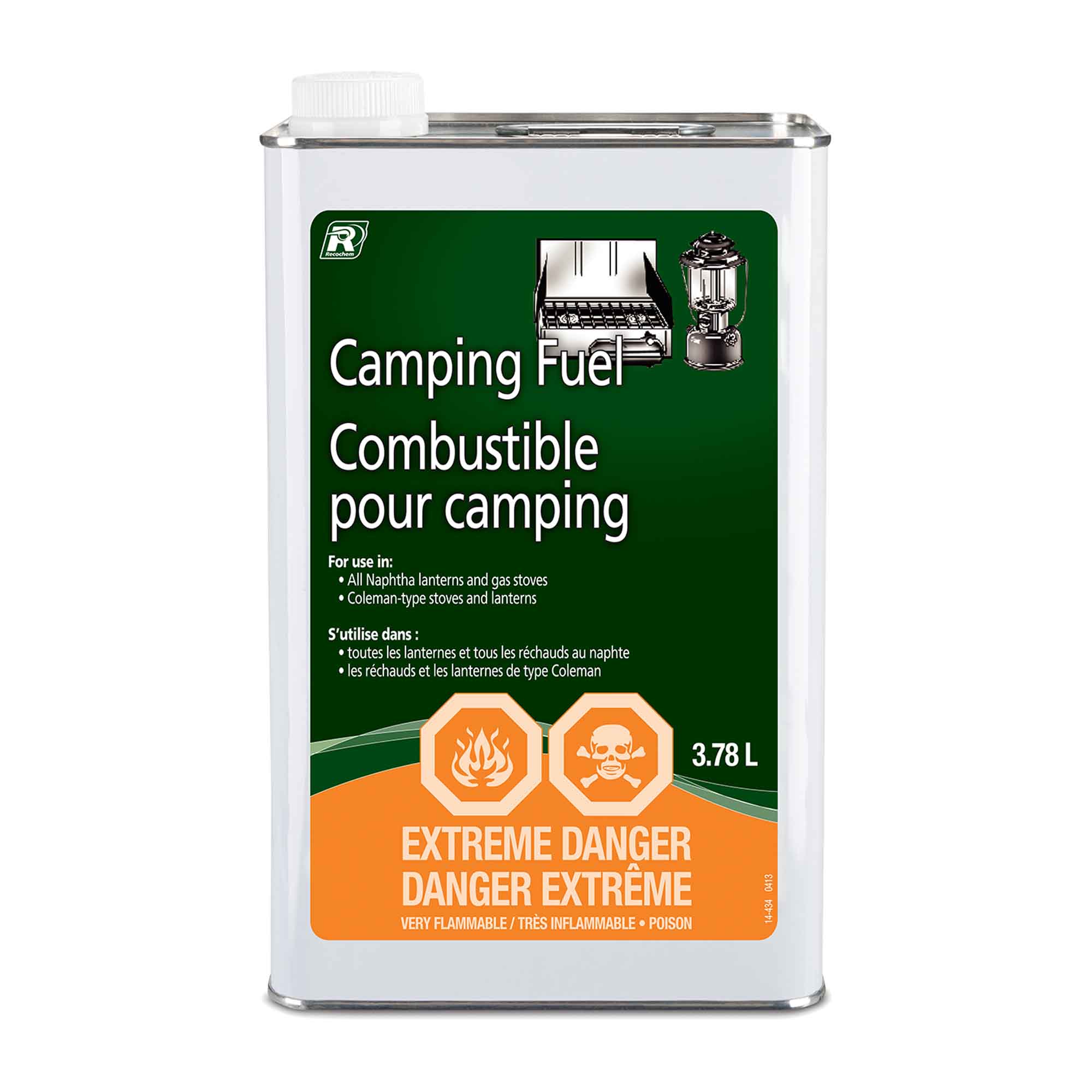 Combustible pour camping, 3,78 L