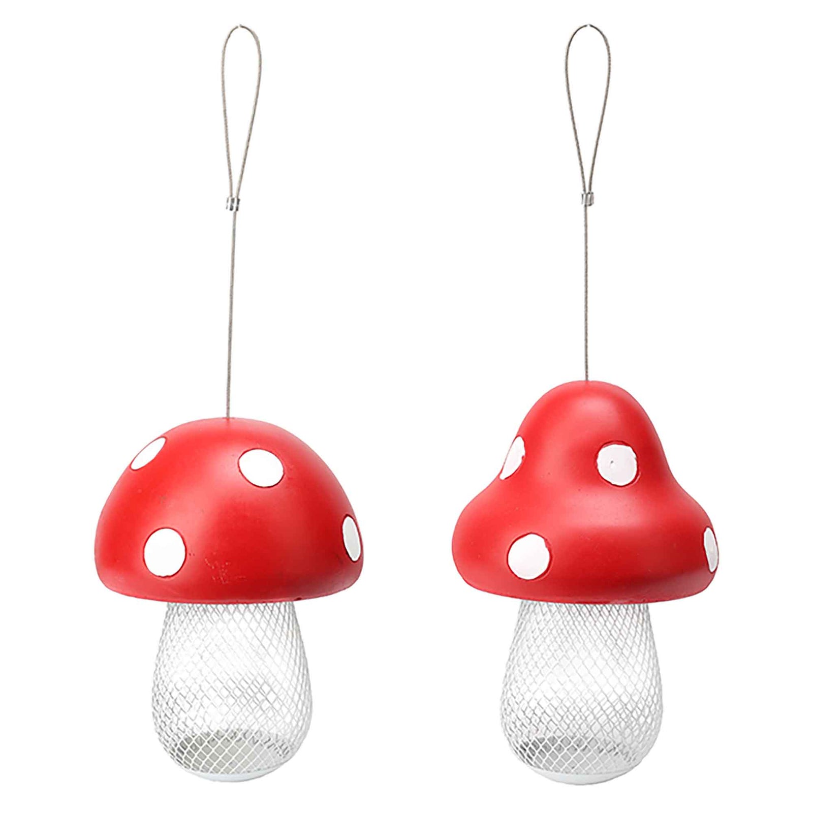 Mangeoire d'oiseaux en forme de champignon, 9,3'' (choix entre 2 modèles)