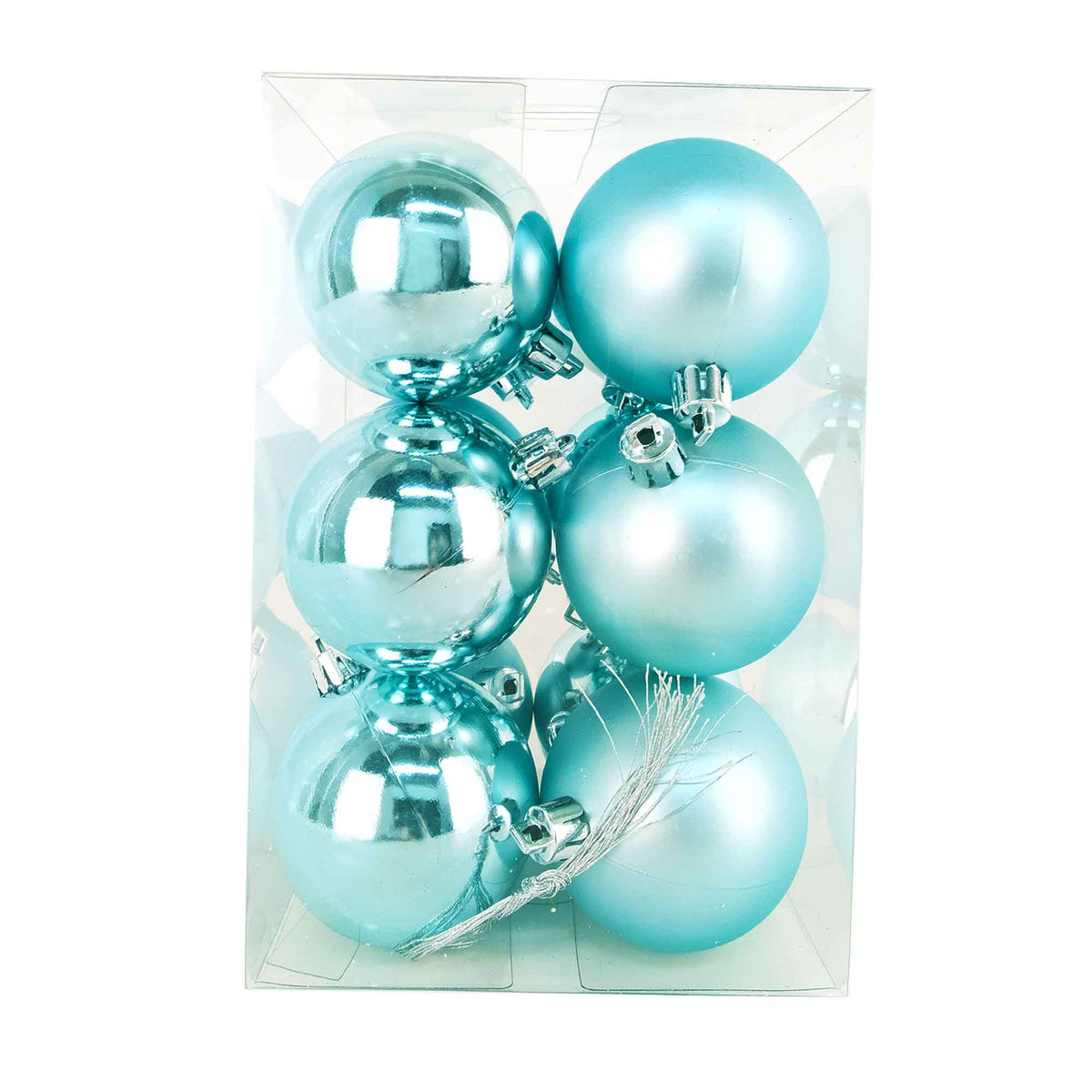 Ensemble de boules de Noël de 2,36&quot;, bleu froid