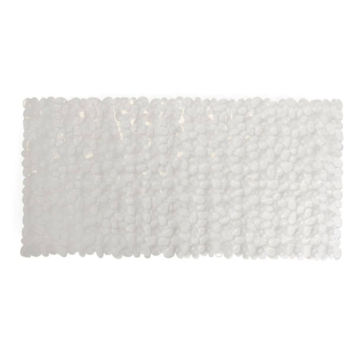 Tapis Pebble pour baignoire et douche surdimensionné, 17,7" x 35,8" (transparent)