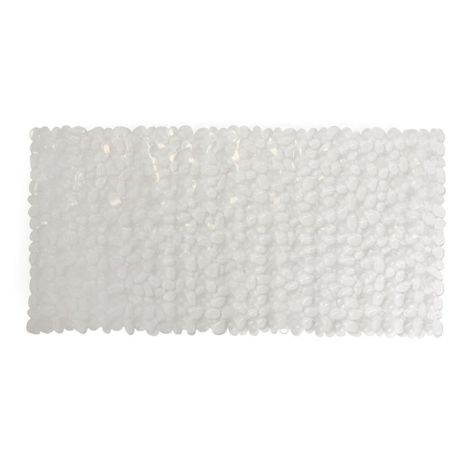 Tapis Pebble pour baignoire et douche surdimensionné, 17,7" x 35,8" (transparent)