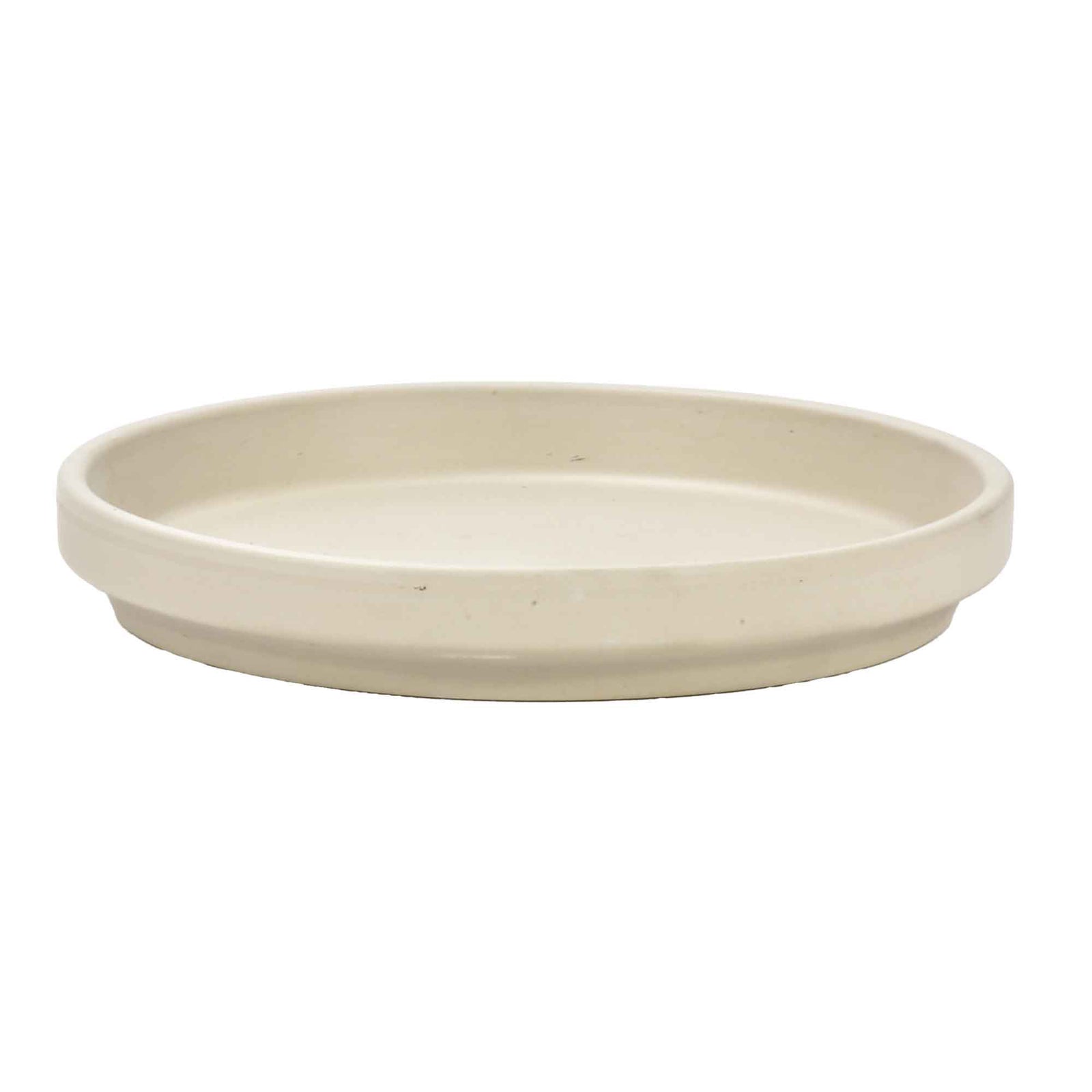 Soucoupe standard granit blanc, 5"   