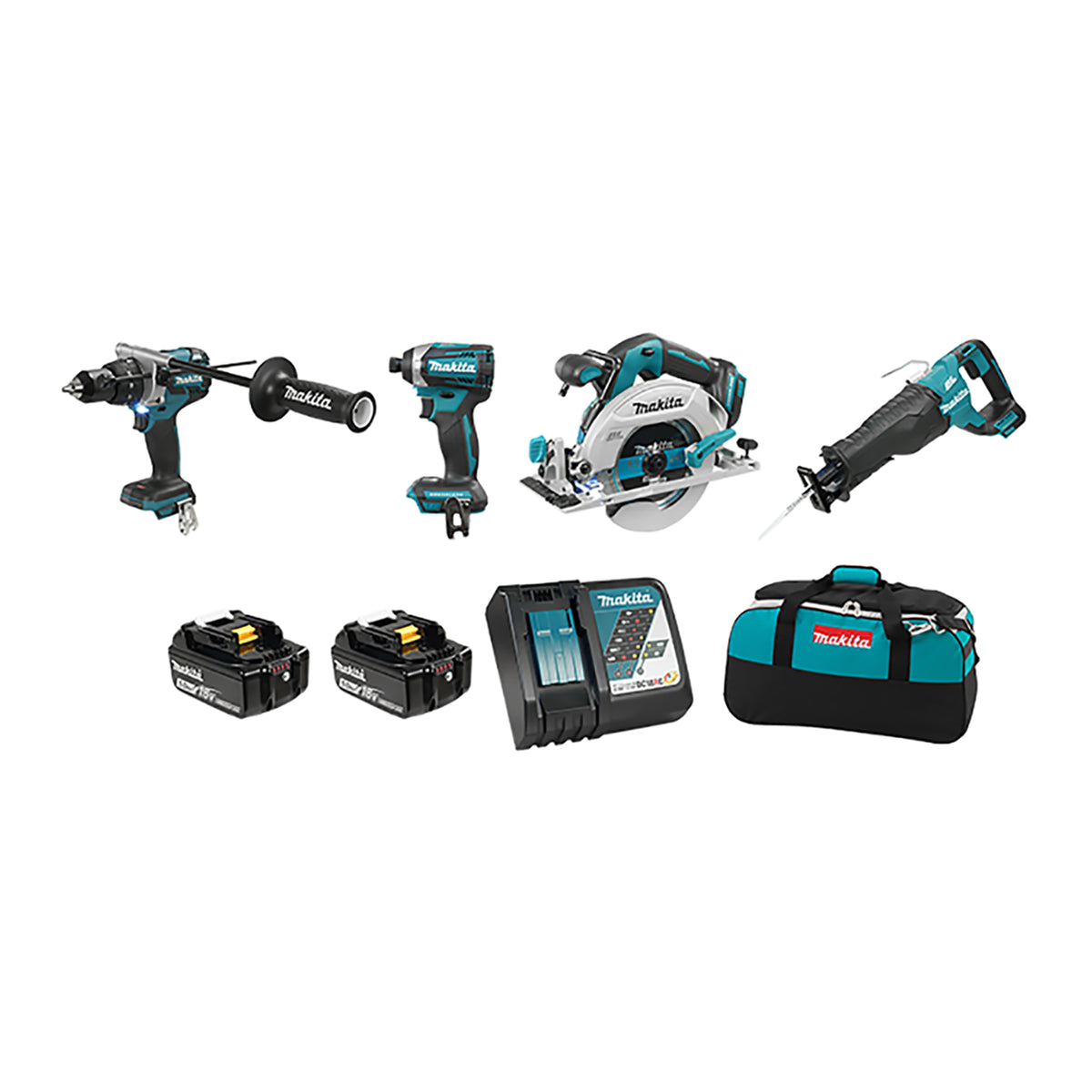 Ensemble de 4 outils 18V (5,0 Ah) LXT