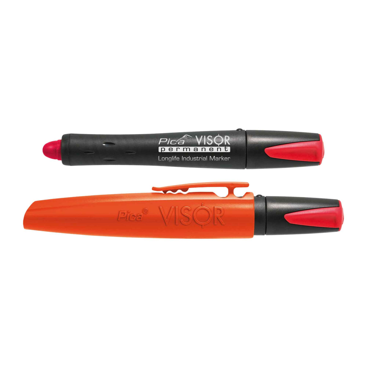 Marqueur permanent Pica-Visor, rouge