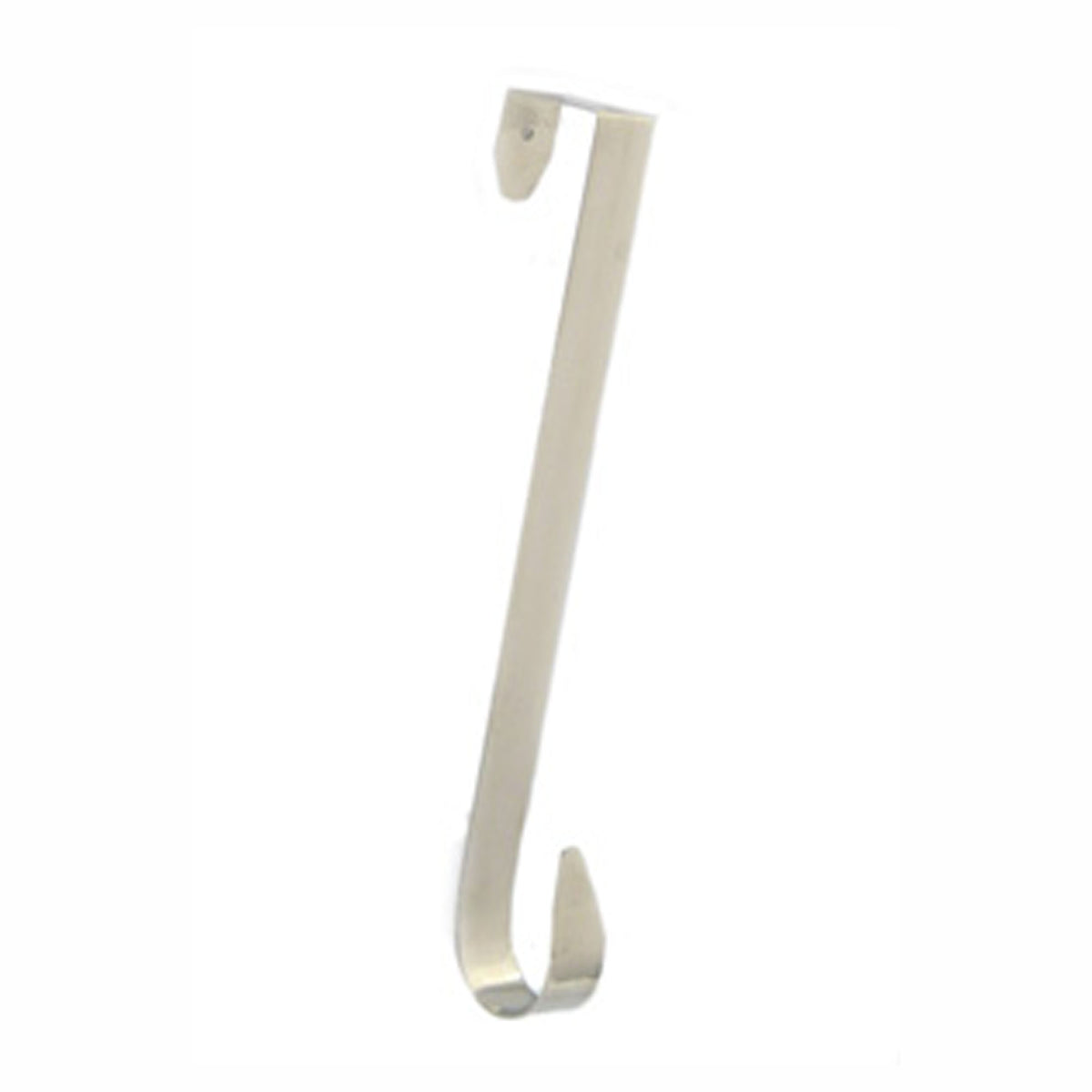 Crochet pour couronne sur porte, 12" (argent)