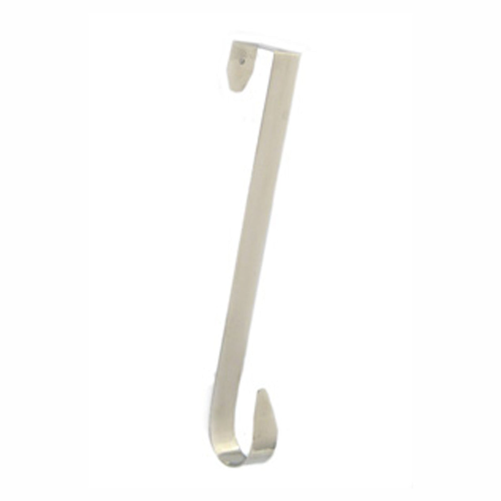 Crochet pour couronne sur porte, 12" (argent)
