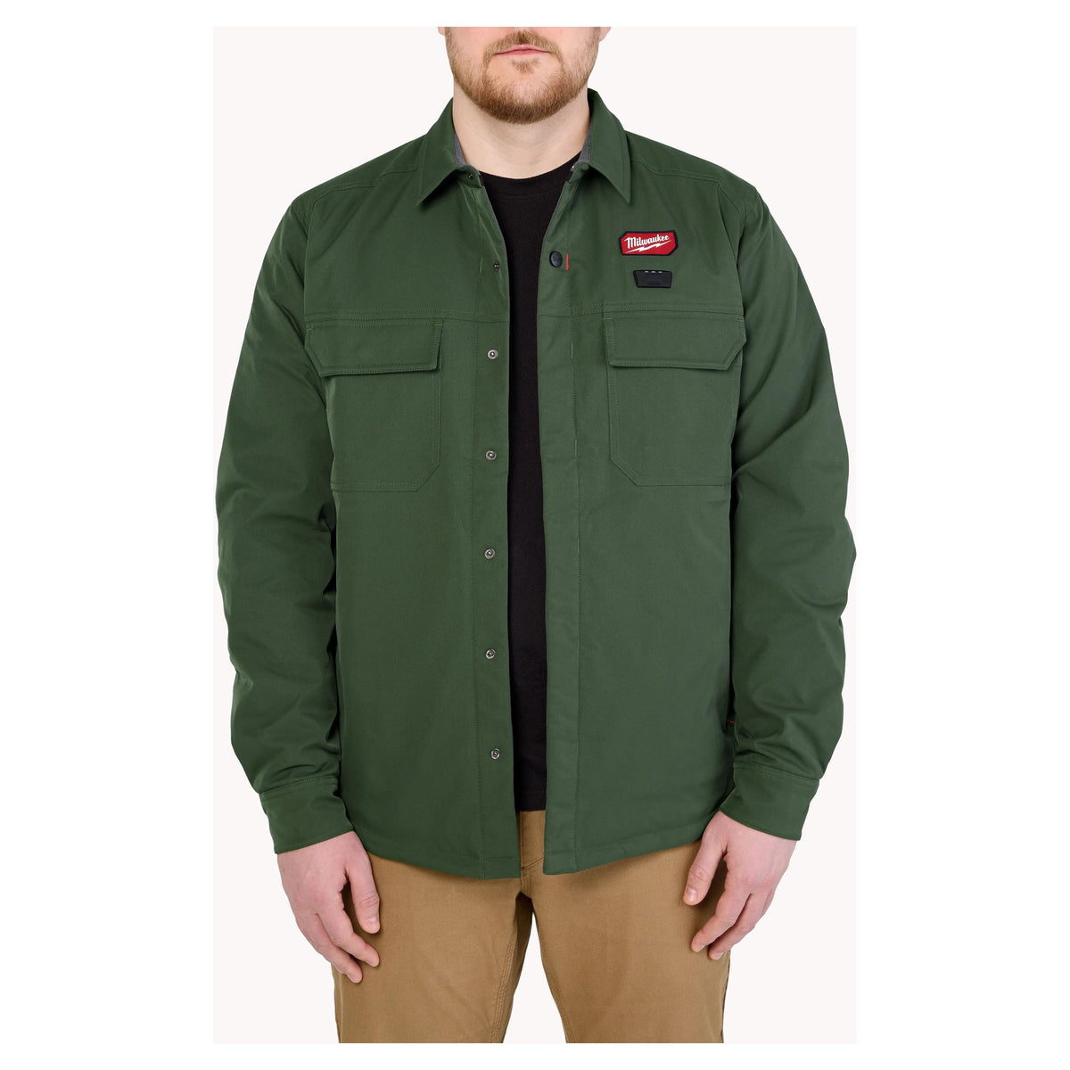 Veste-chemise chauffante M12, 2 T-grand (vert)