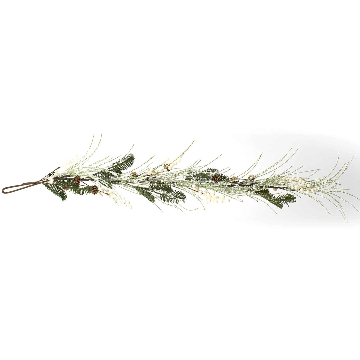 Guirlande de sapinage avec baies et cocottes, 43''