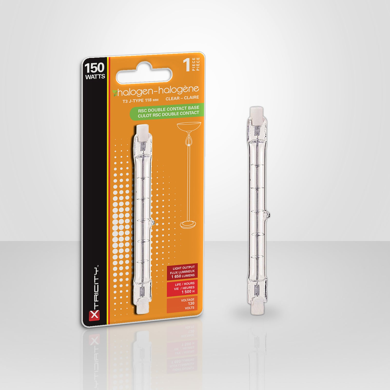 Halogène T3 J-Type, 150 W