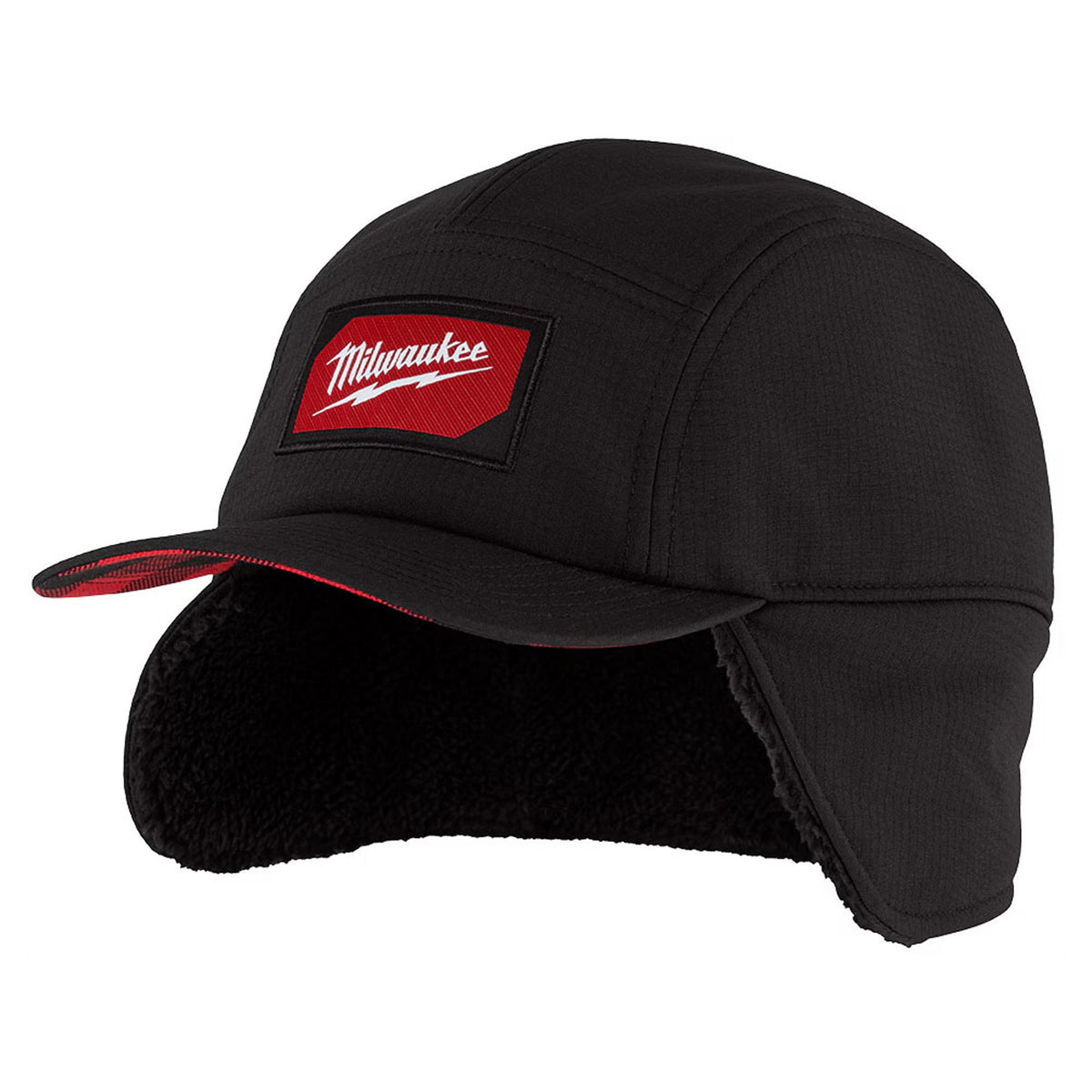 Casquette de travail doublée en sherpa, noir (petit / moyen)