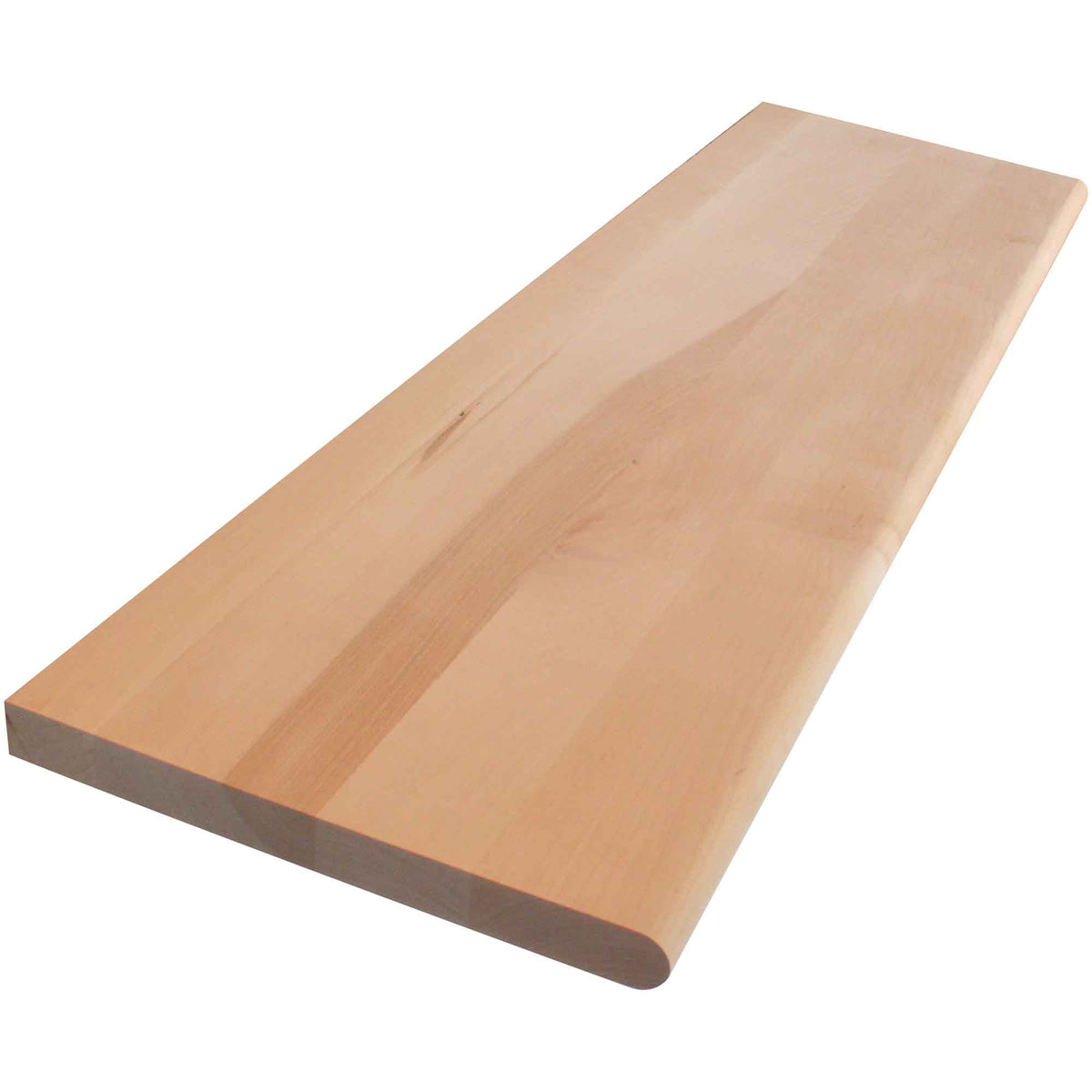 Marche en merisier naturel, 1-1/16'' x 10-1/2'' x 48''