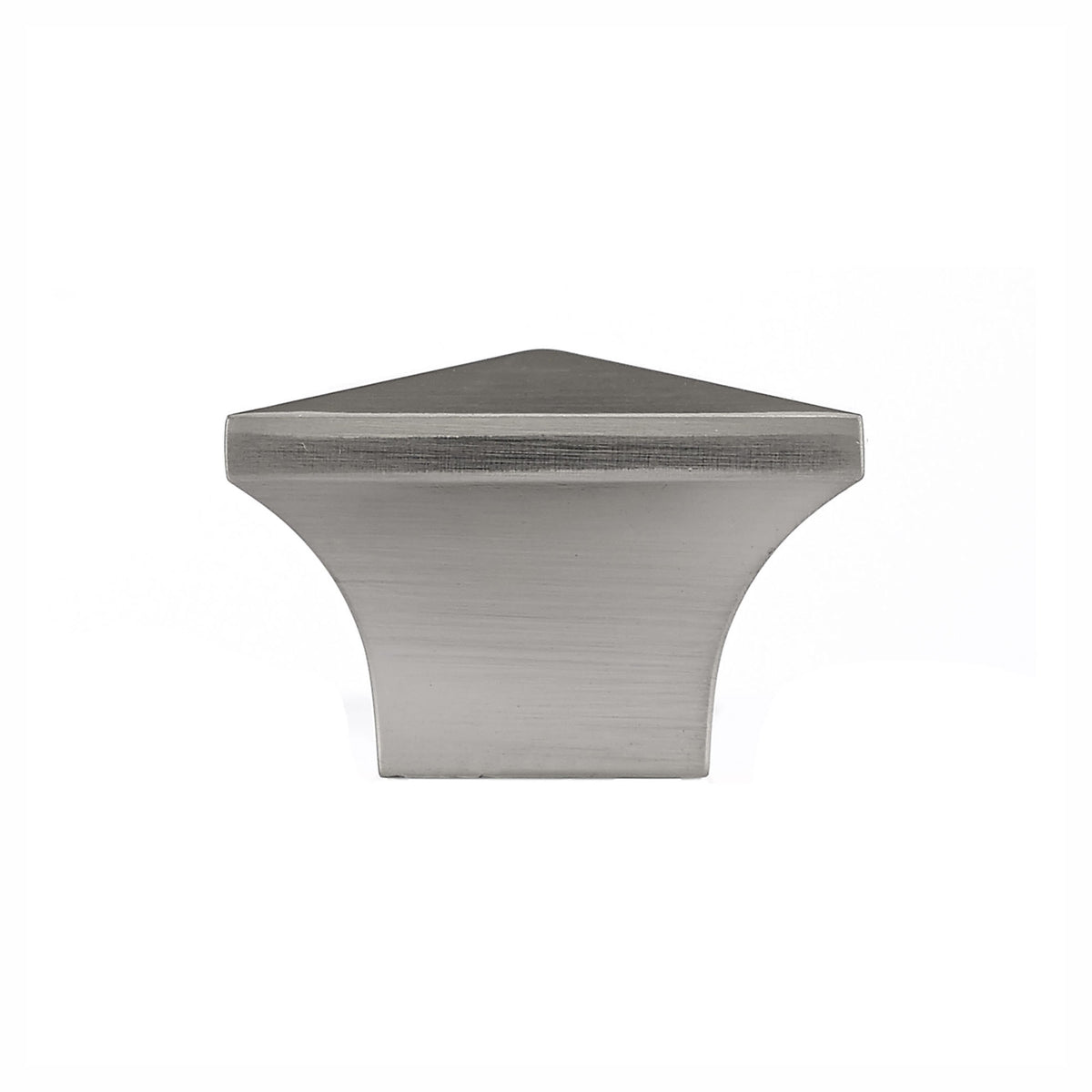 Bouton Mckenzie en métal, 32 mm x 32 mm (nickel brossé)