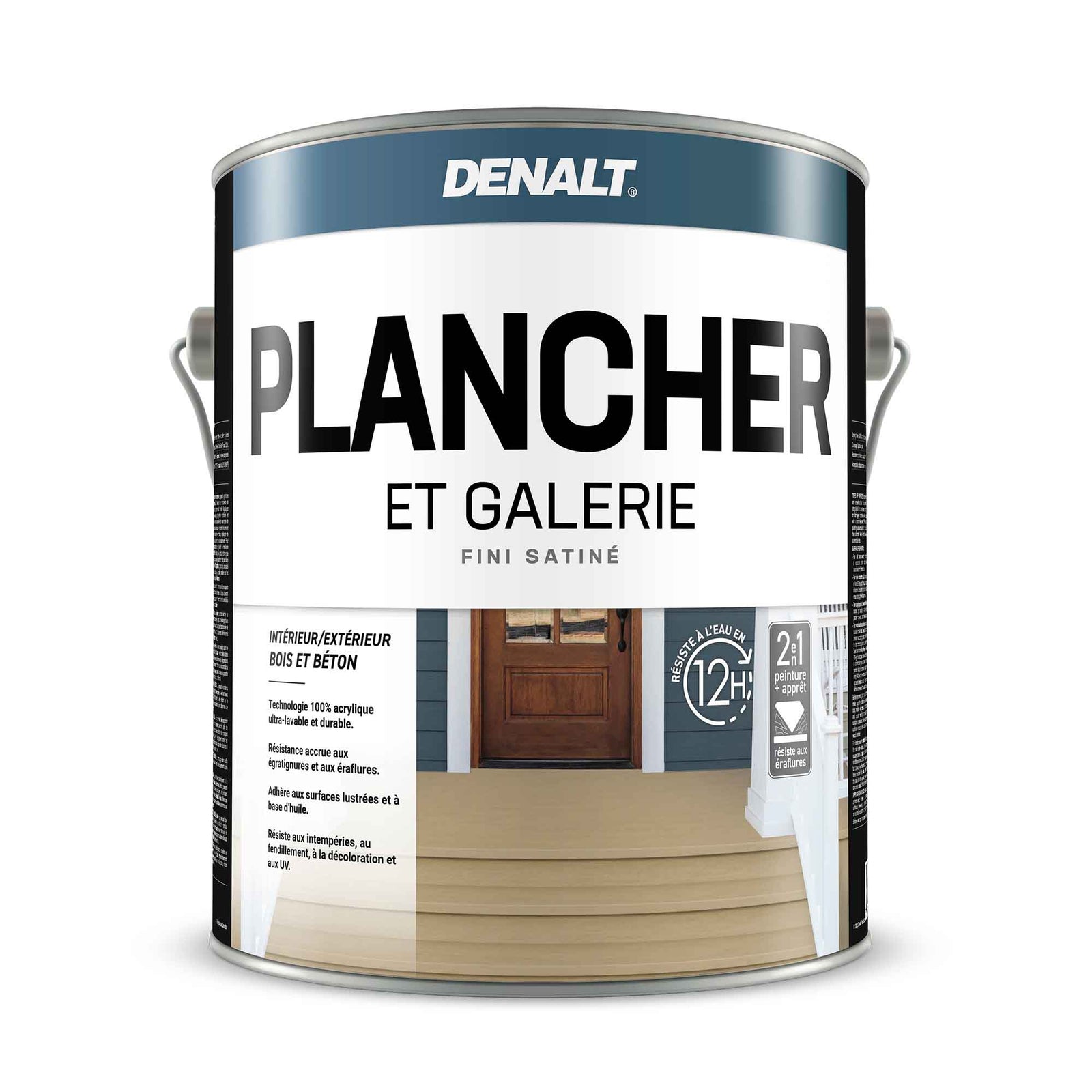 Denalt plancher et galerie satiné base moyenne, 3,7 L