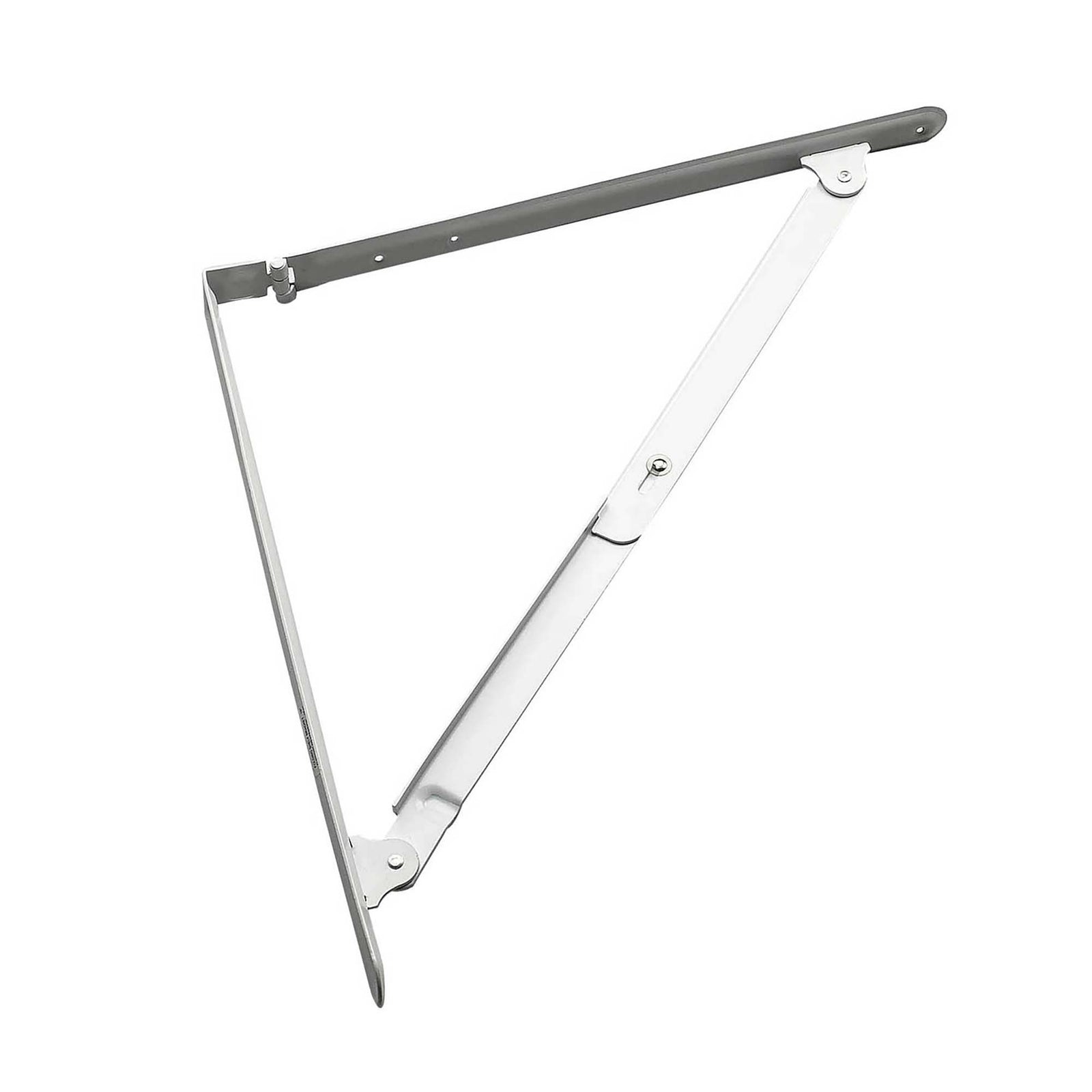 Support blanc pliant à tablette, 16'' x 16''