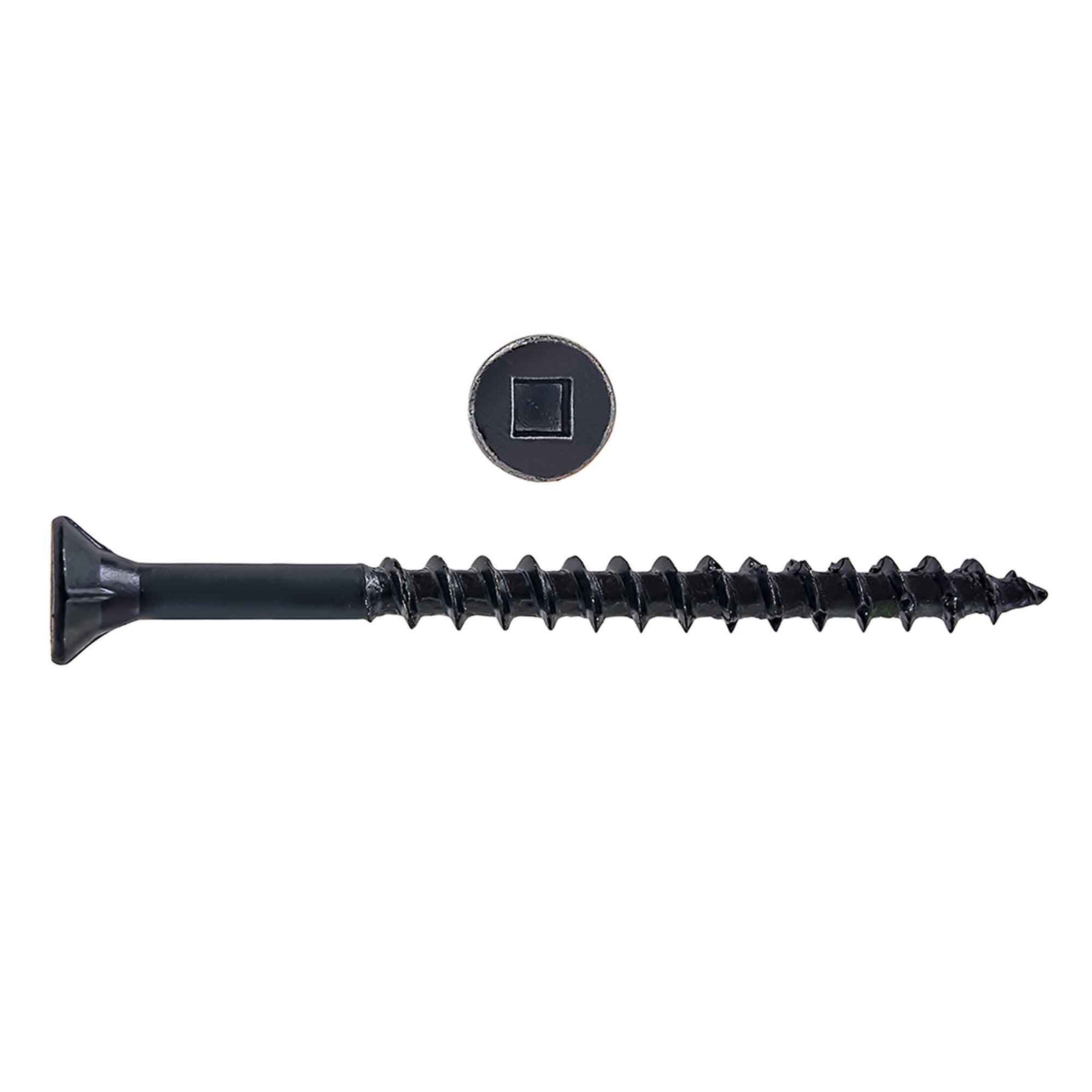 Vis de construction noire, #10 x 2-1/2" (7 unités)