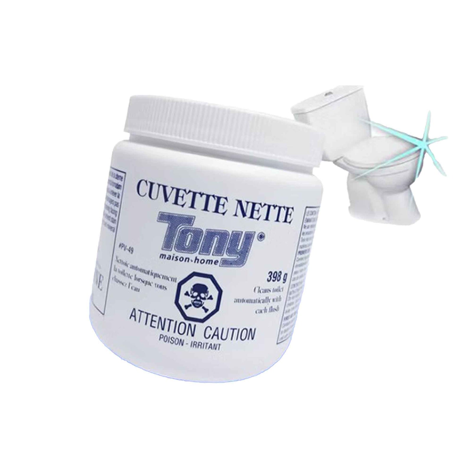 Nettoyeur à cuvette, 398 g