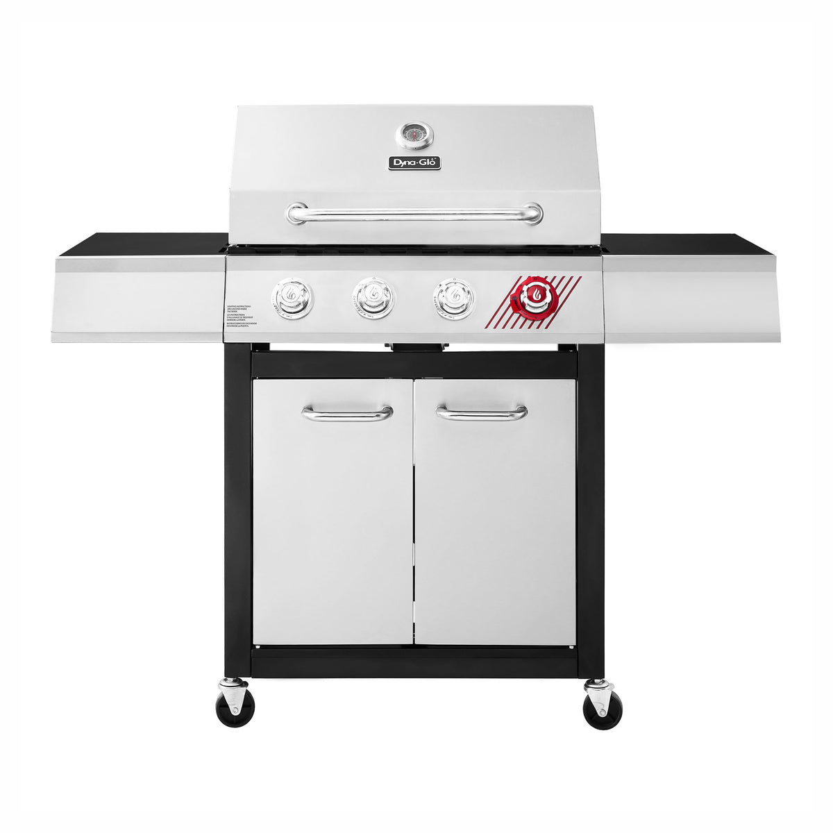 BBQ en propane à 4 brûleurs avec système de cuisson TriVantage en acier inoxydable, 54 000 BTU