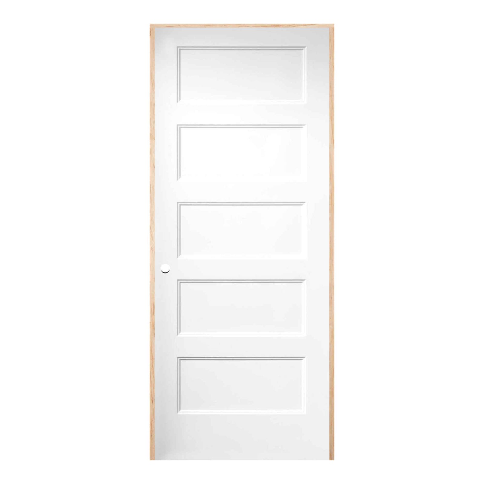 Porte prémontée d’intérieur Conmore à ouverture à droite en tirant et cadre de 4-9/16", 32" 