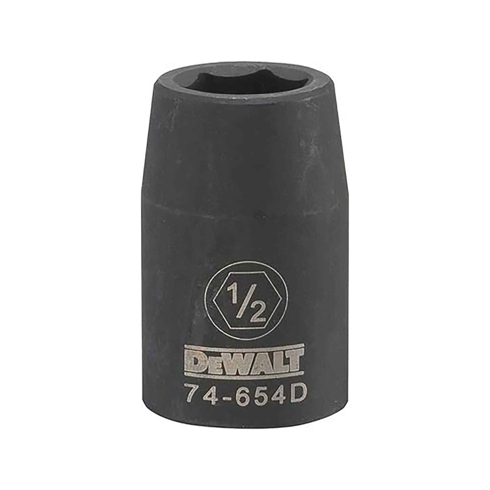 Douille à choc courte à entraînement carré de 1/2" avec 6 pointes, 1/2"