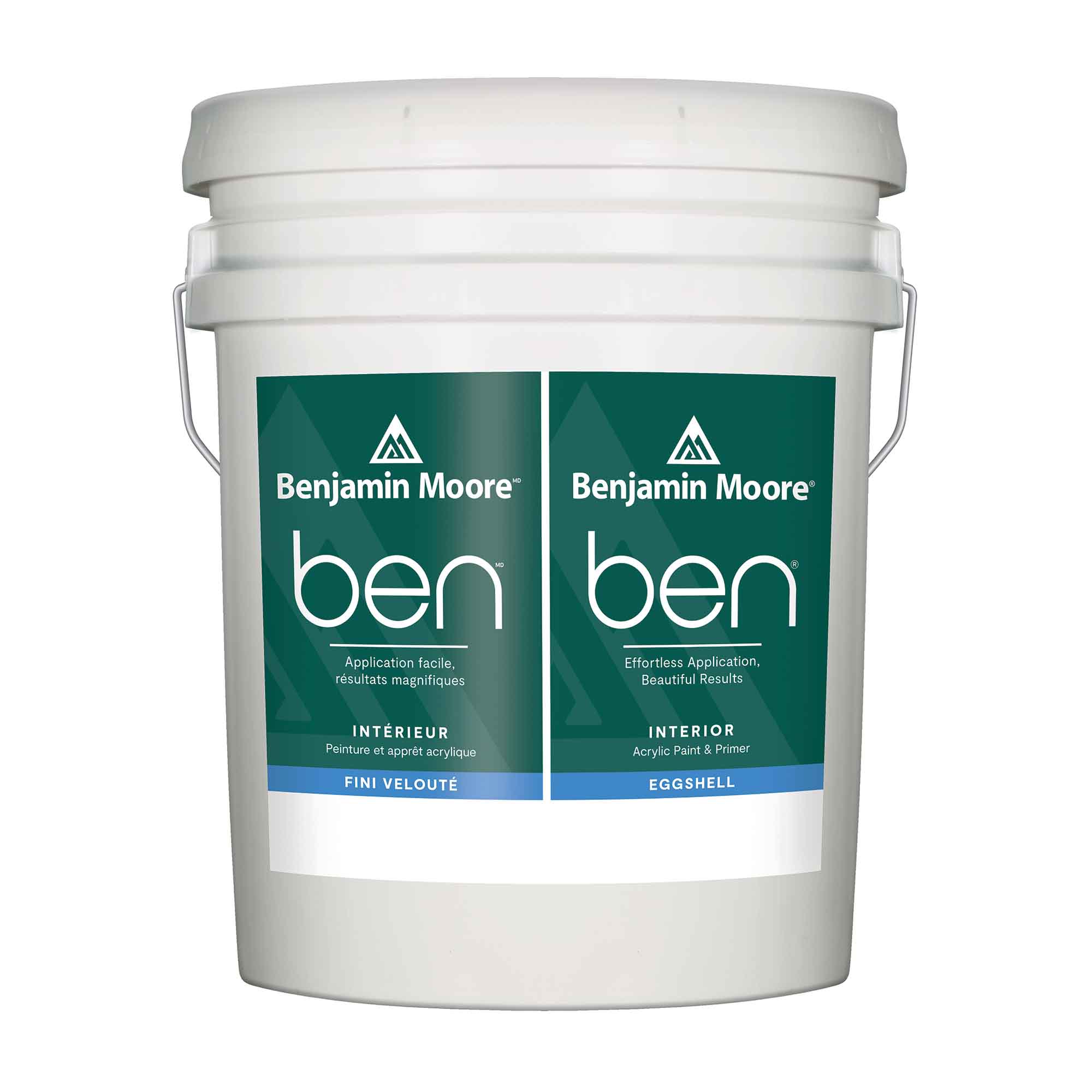 Peinture et apprêt d’intérieur Ben velouté base 1, 18,9 L