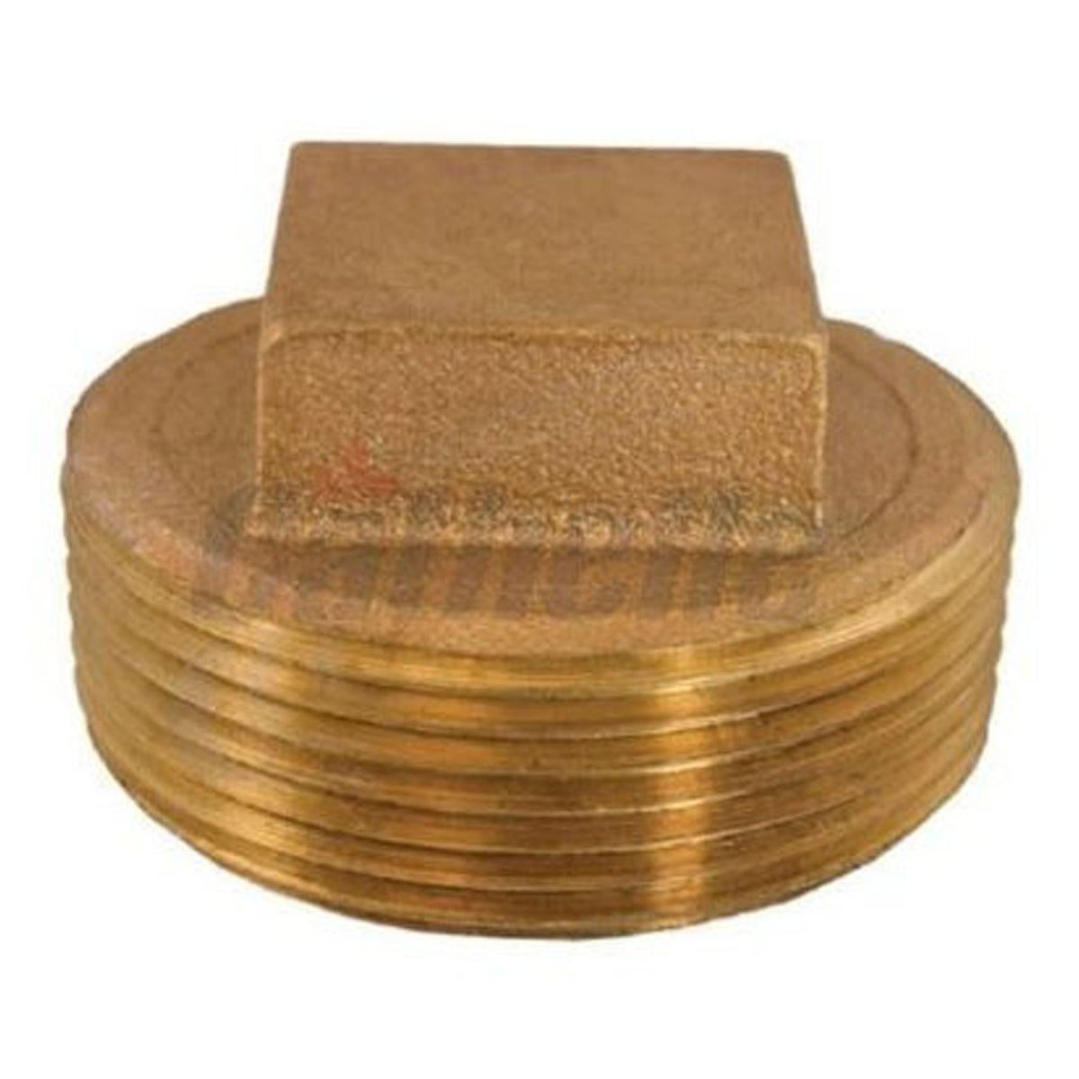 Bouchon en bronze évidé, 1" MPT