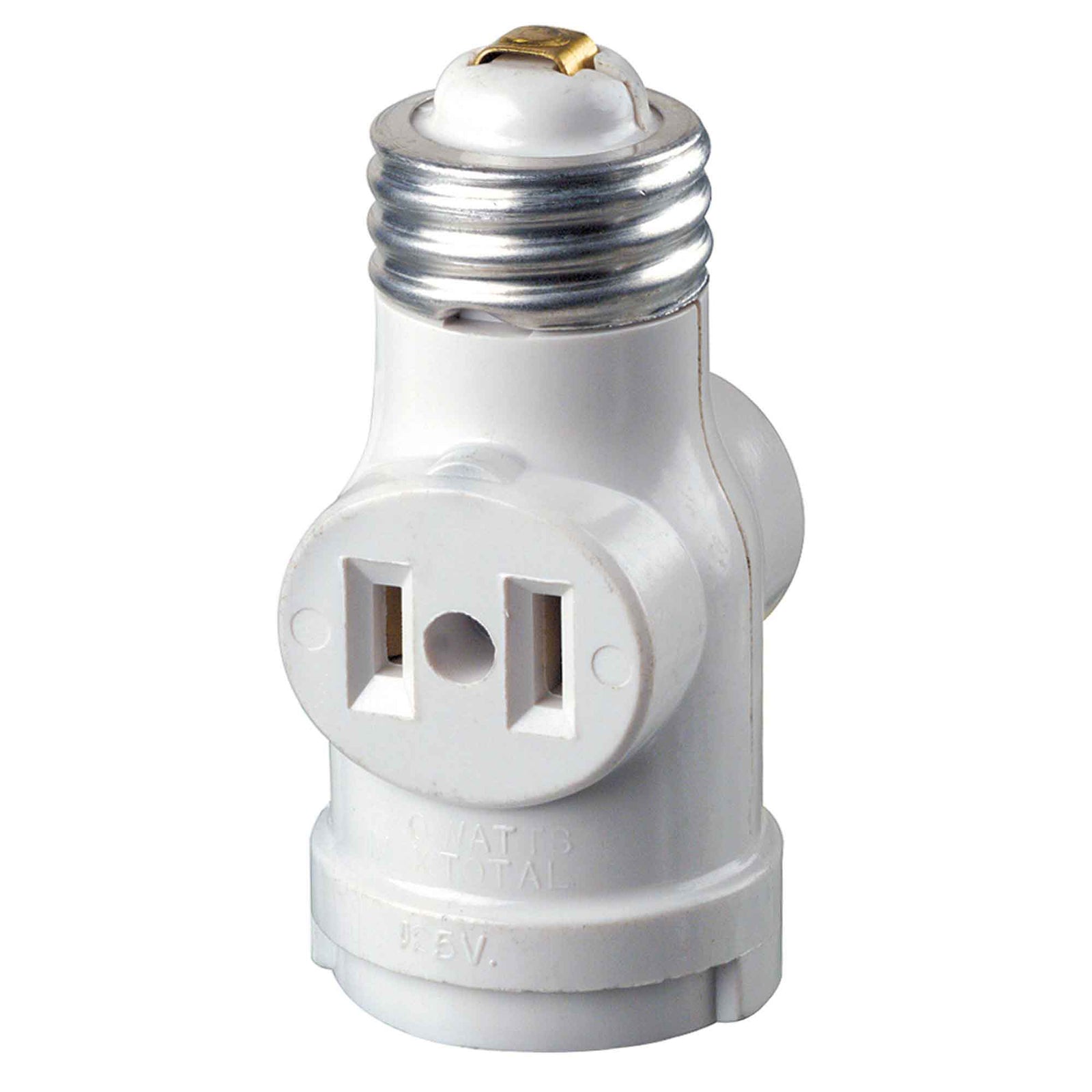 Douille d'intérieur avec deux prises de courant de 15 A / 125 V à 2 fils, blanc