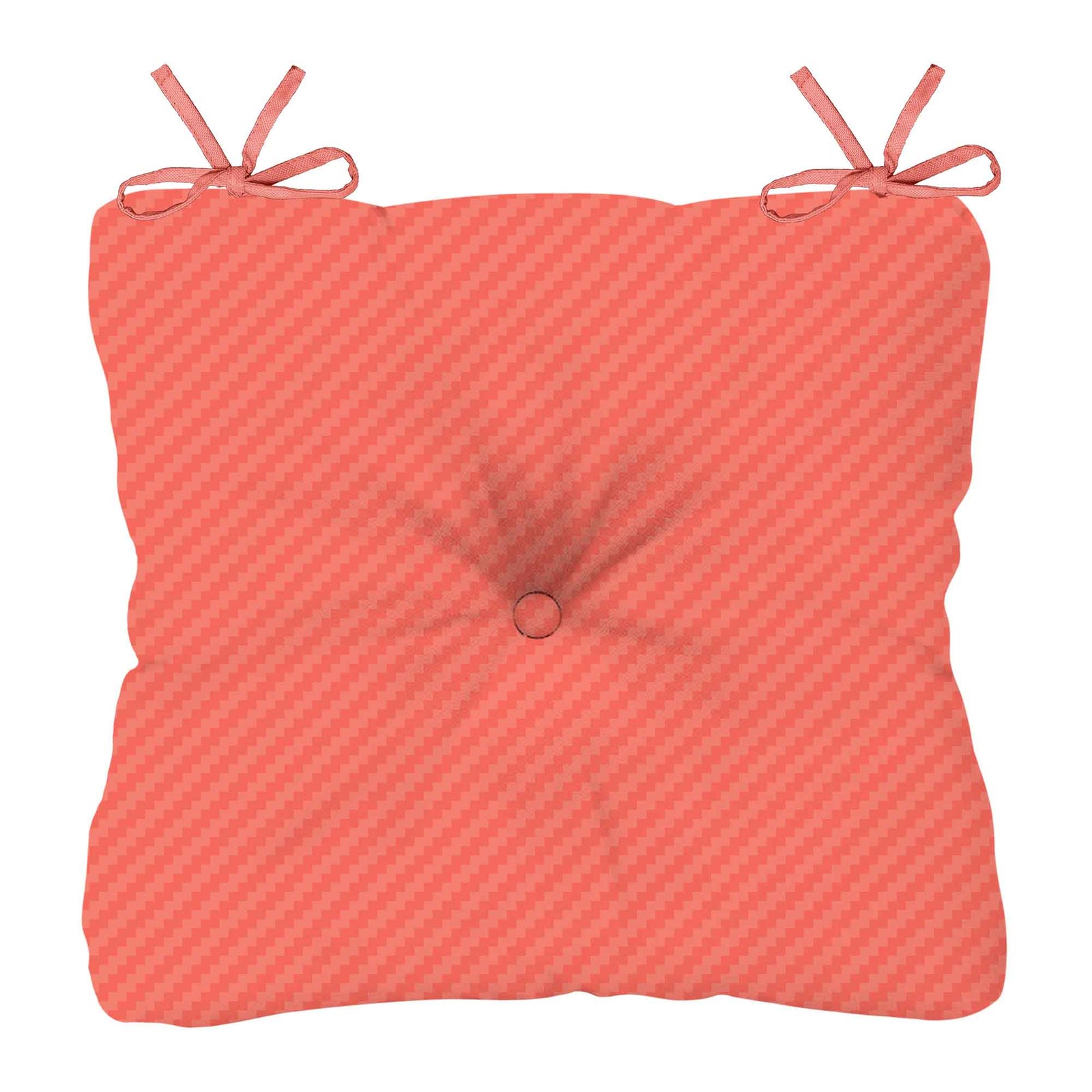Coussin d’extérieur pour chaise de 16,5" x 15,5" x 2,5", corail 