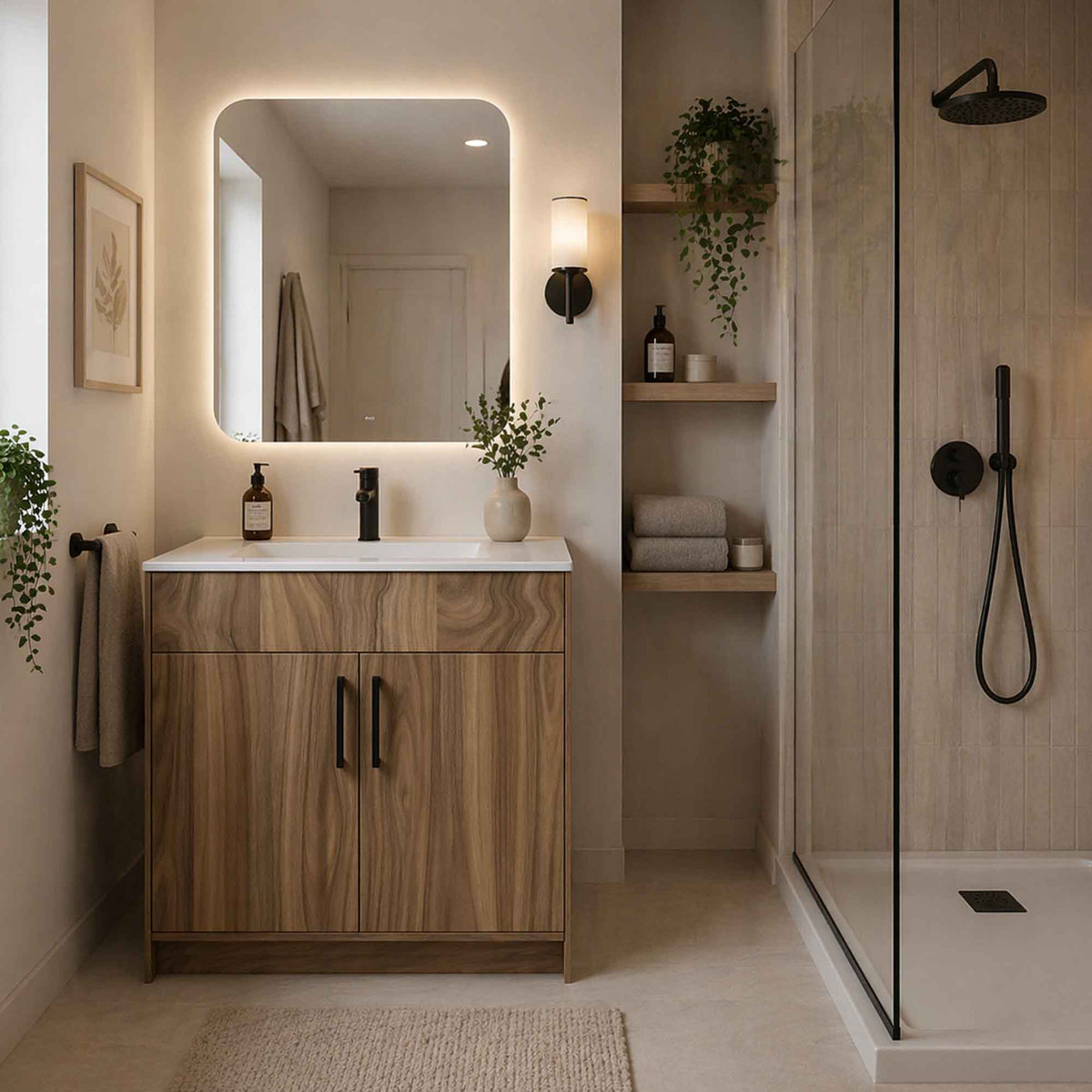 Vanité Zurich avec lavabo, 36" x 21" x 34-1/2"