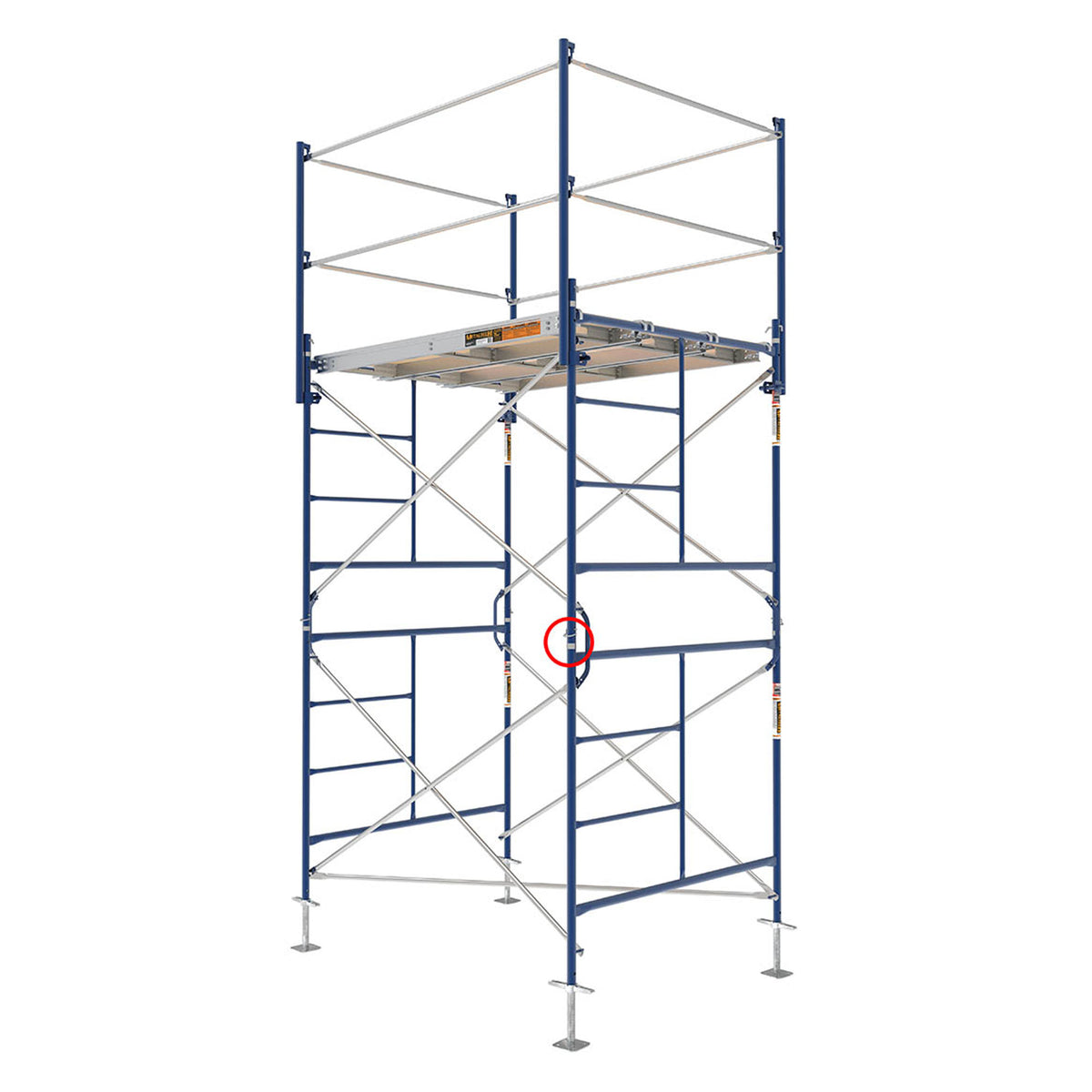 Goupille avec ressort en acier galvanisé, 1,75 '' x 10,5''