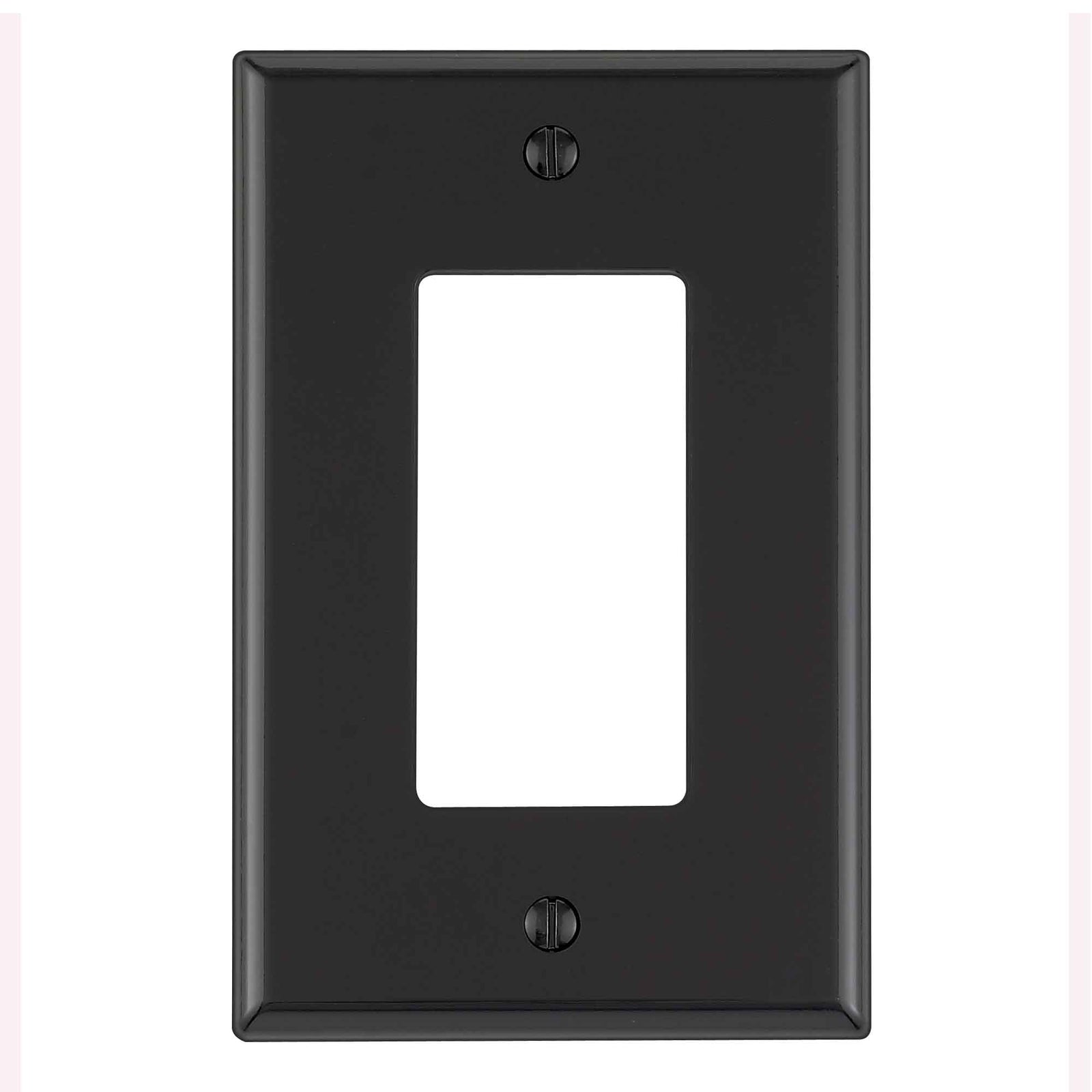 Plaque murale simple Decora de taille intermédiaire, noir