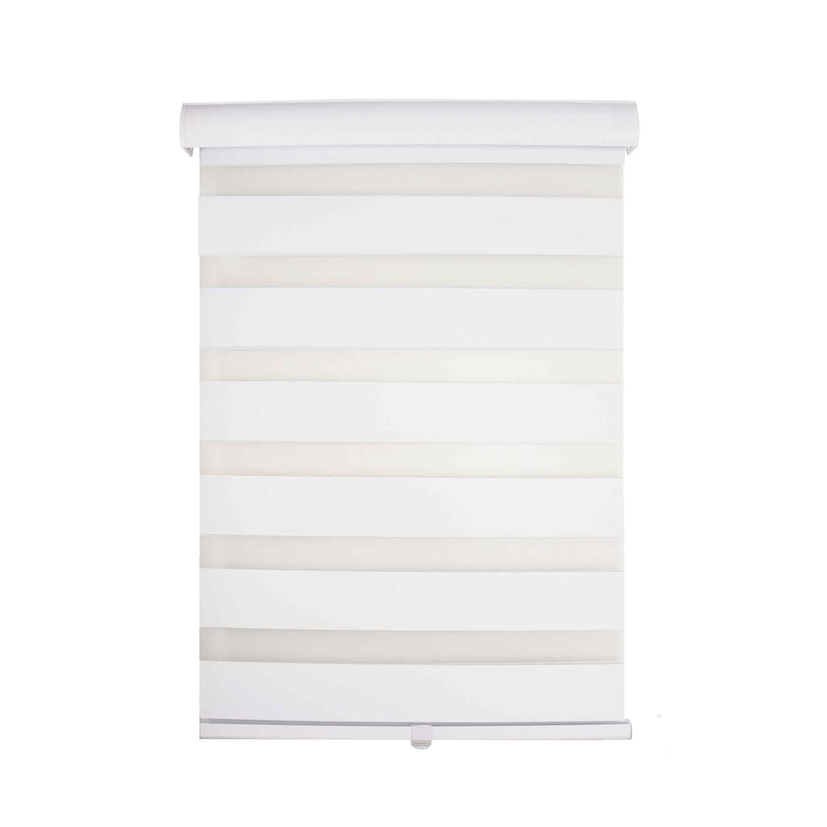 Store sans cordon en polyester blanc, 52&quot; x 84&quot;