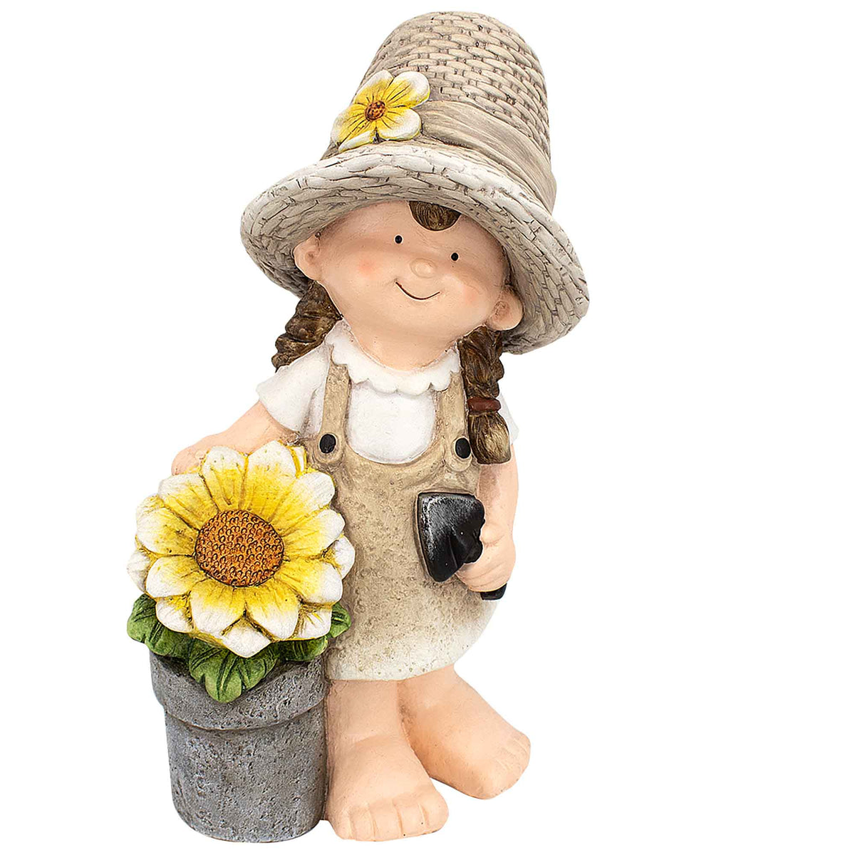 Figurine de fillette MGO pour le jardin, 18&quot;