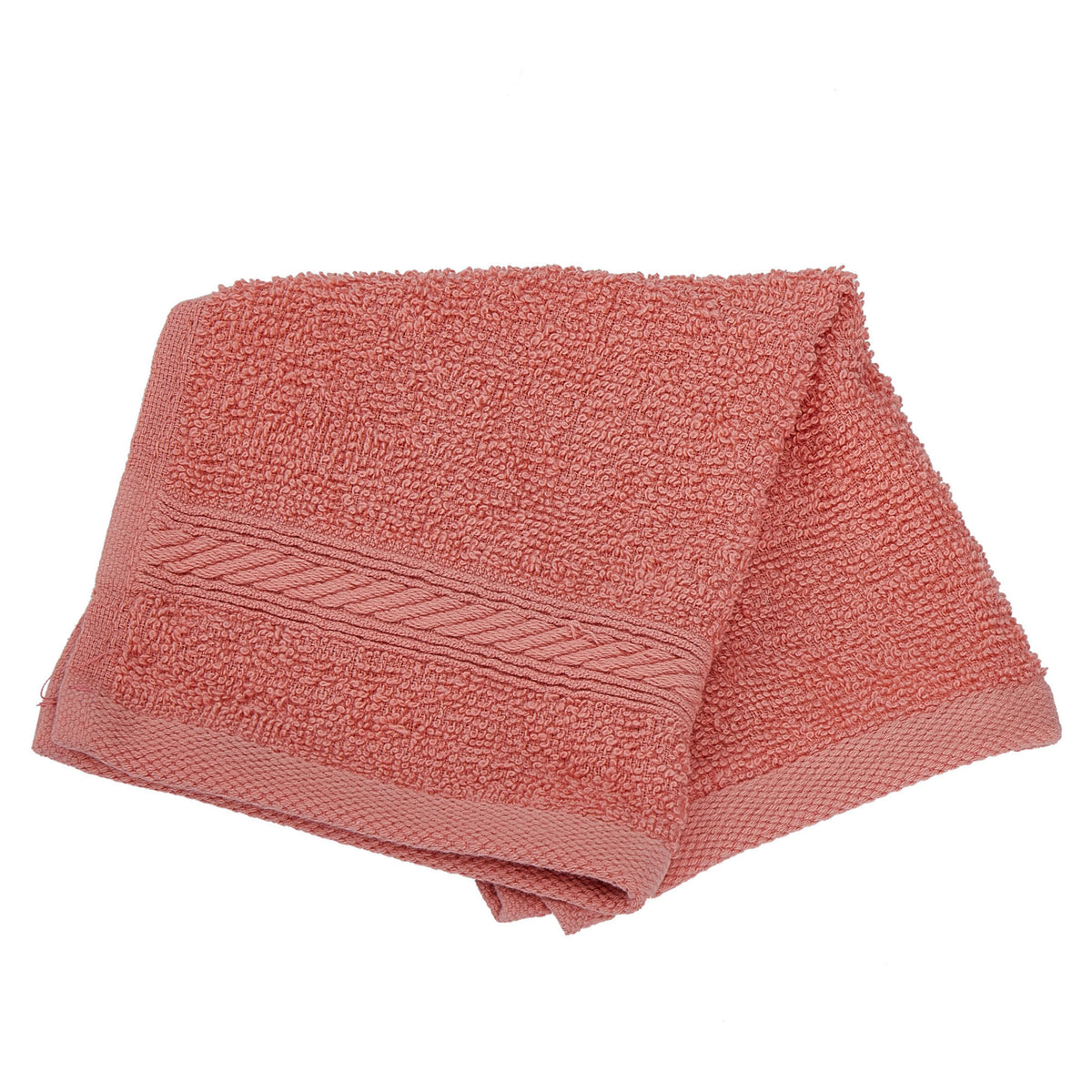 Serviette de bain Marbella, 12" x 12" (corail)