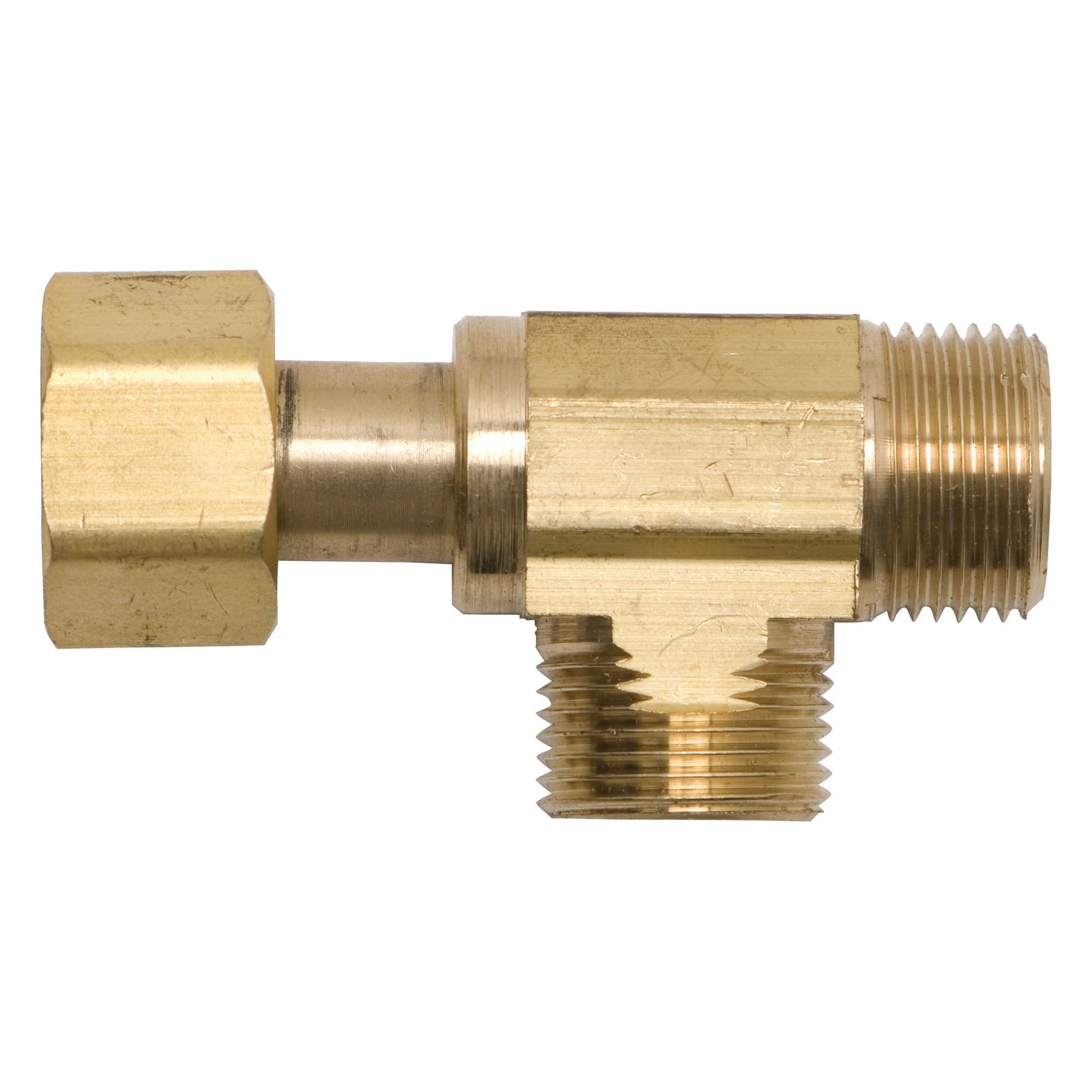 Adaptateur et "T" en laiton femelle, 1/4''