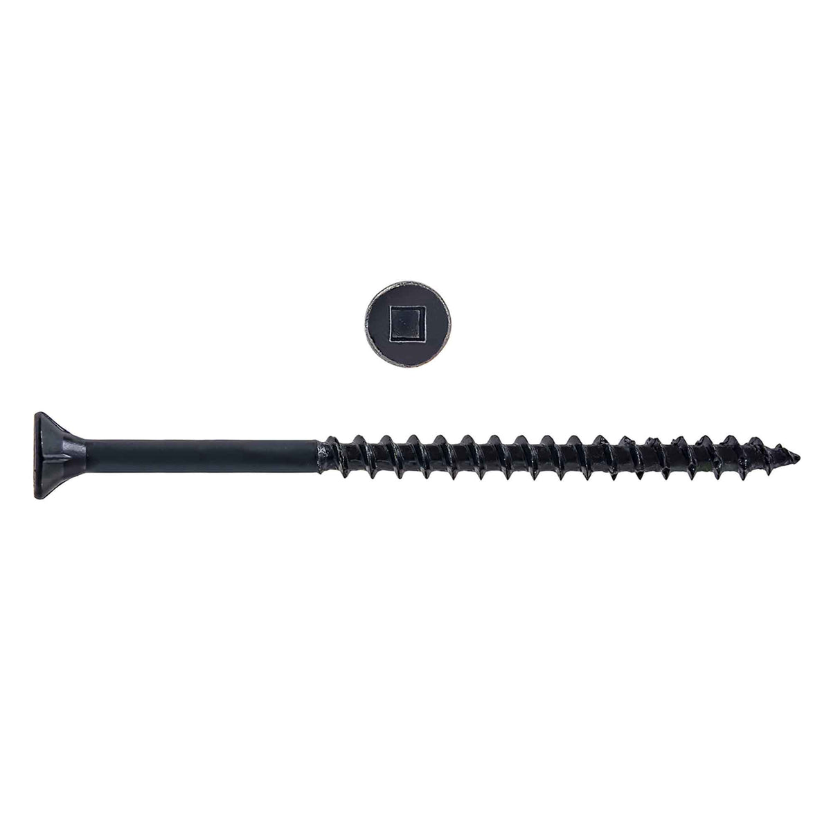 Vis de construction noire, #10 x 3" (7 unités)