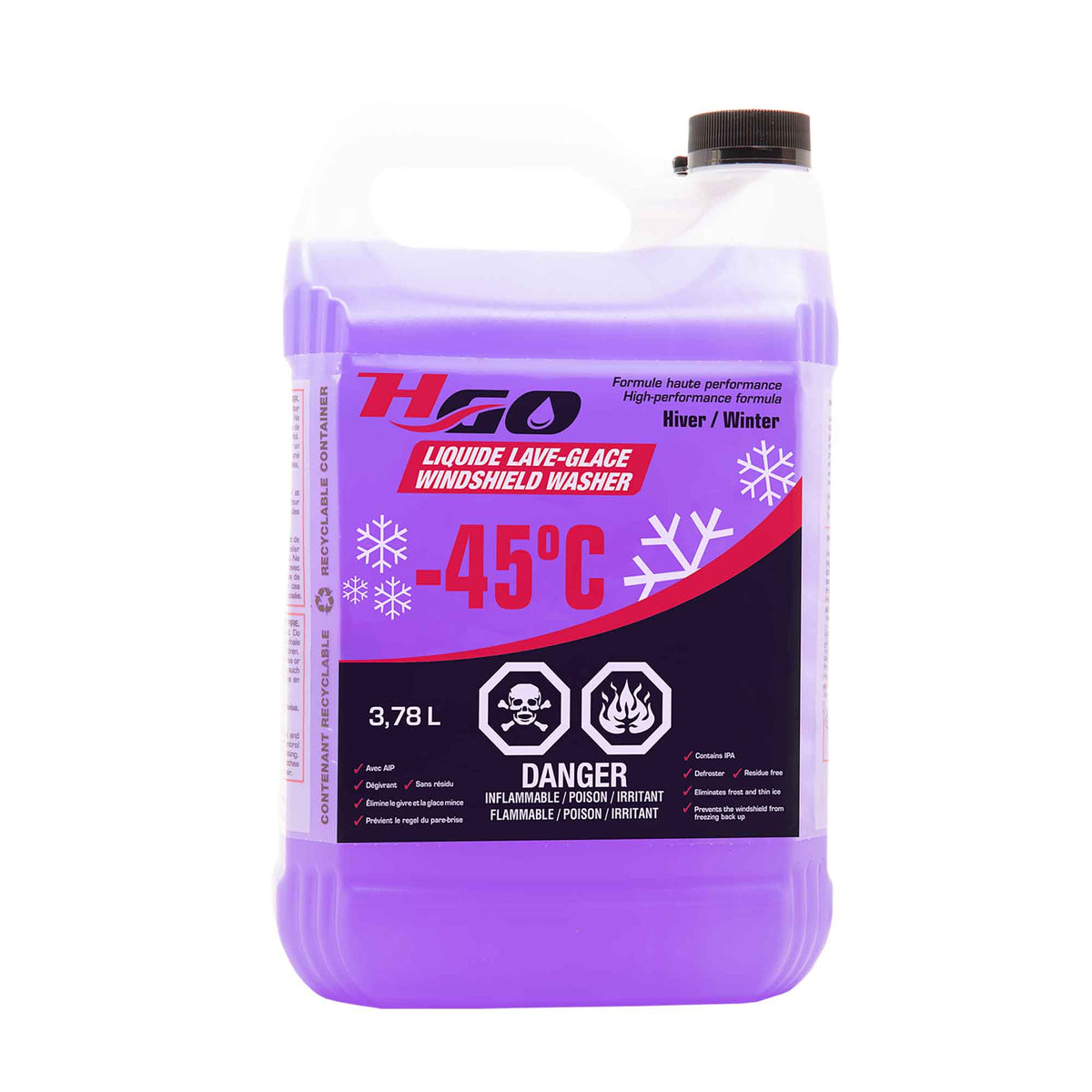 Liquide lave-glace d&#39;hiver, -45 °C  (3,78 L)