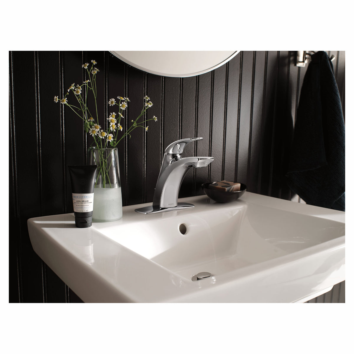 Robinet de lavabo Zarina à une poignée, chrome