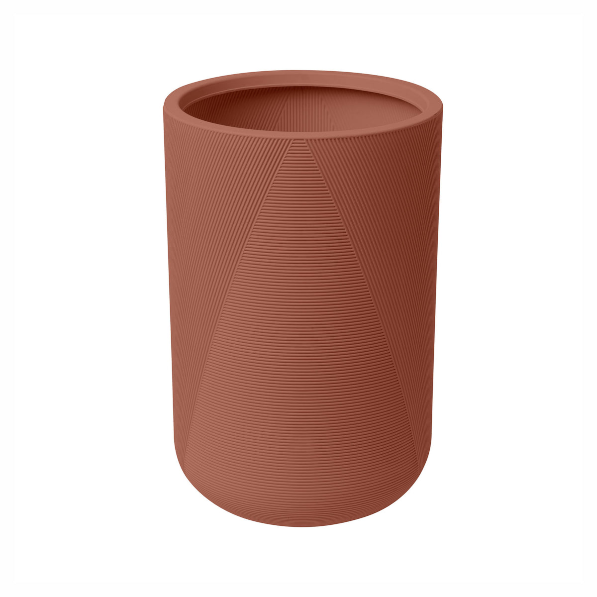 Jardinière Gavin en résine durable, 14" x 22" (argile rose)