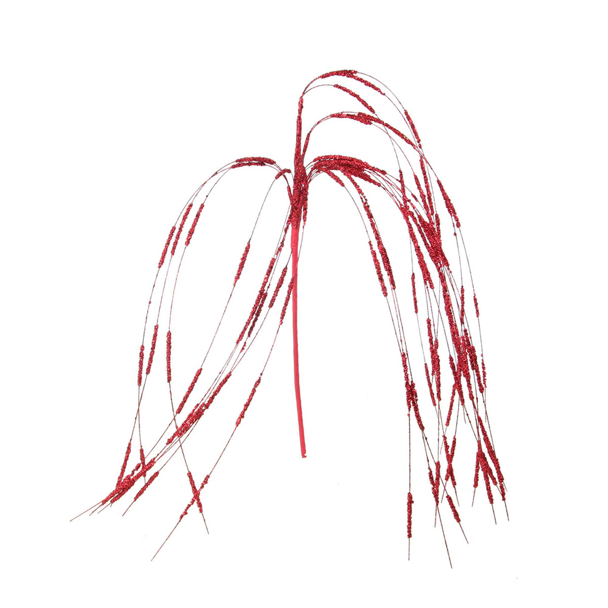 Tige en fouet de couleur rouge, 112 cm