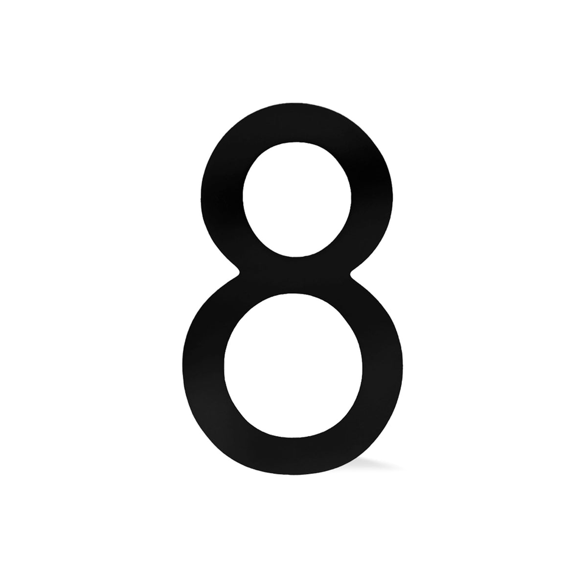 Chiffre flottant 3D de 9'' en alumipanel, #8 (noir)