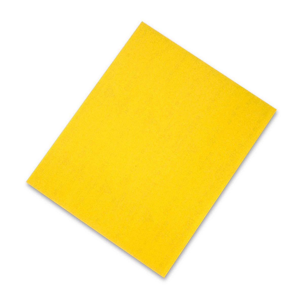 Feuille abrasive pour sabler jaune, 9&quot; x 11&quot; (grain 280)