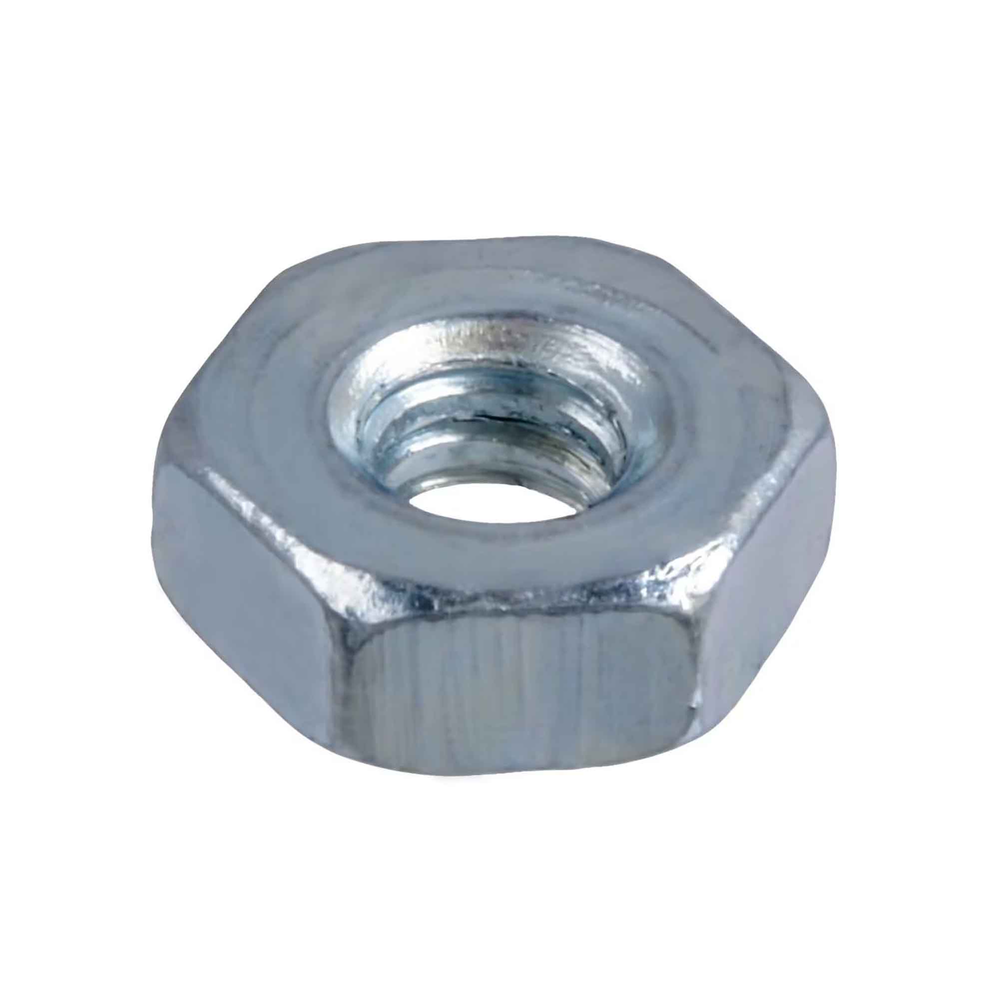 Écrou hexagonal plaqué zinc, #10-32 (100 unités)