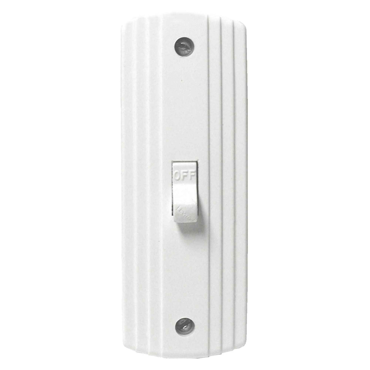 Interrupteur de surface Lev-O-Let unipolaire, blanc