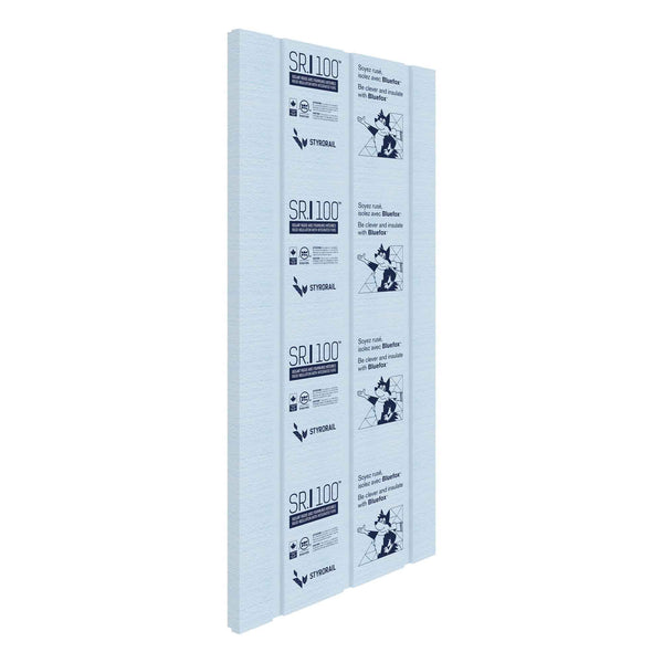 Sturdy R Board SR.I 100 Rigid Insulation Board, 2-1/2'' x 4' x 8' (R9.3 / 10 PSI ...