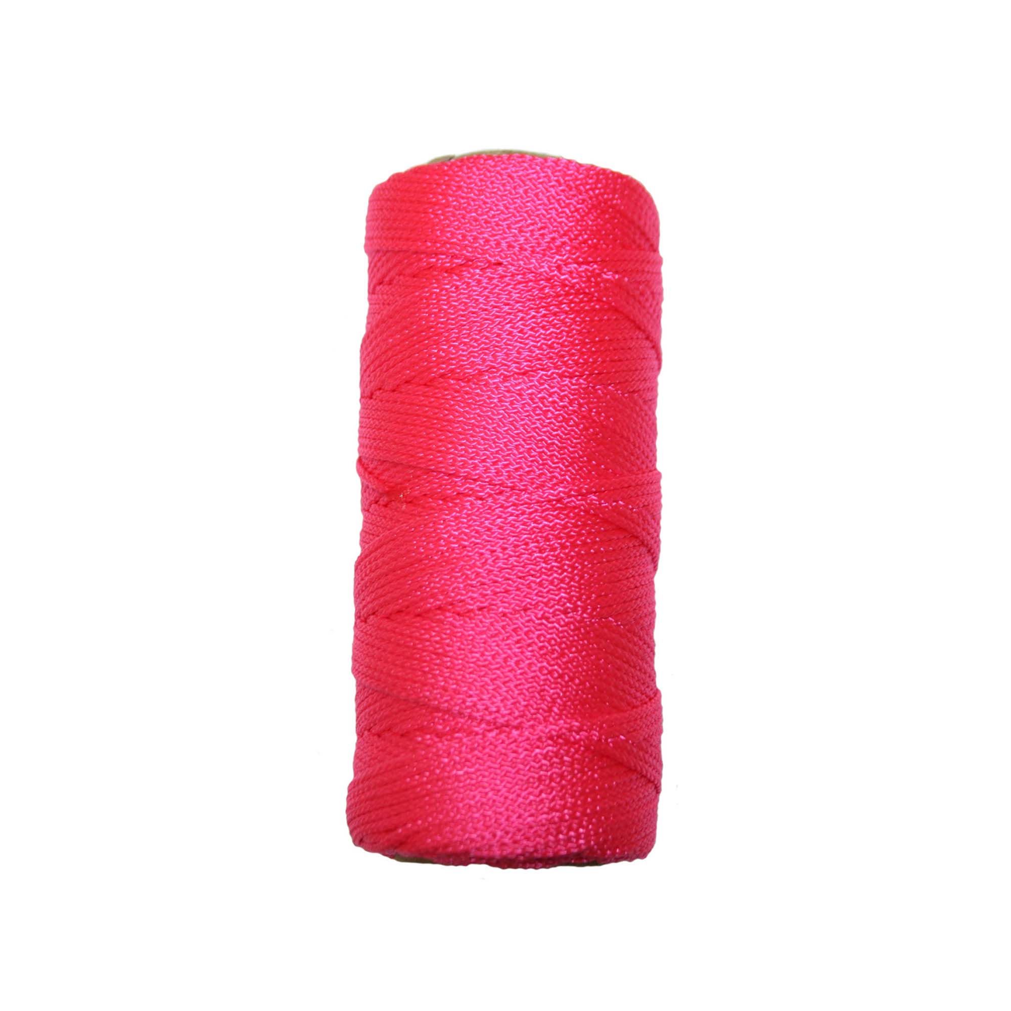 Ficelle de maçon en nylon tressé #18, rose - 500'