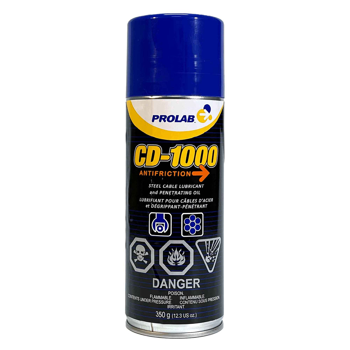 Lubrifiant pour câble d'acier CD-1000, 350 g 