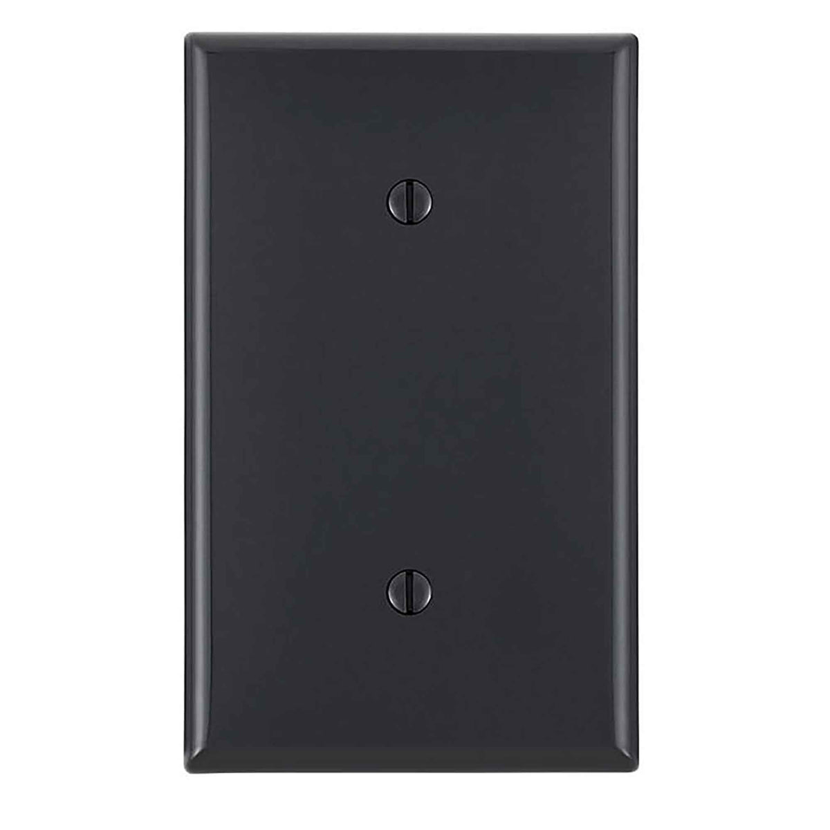 Plaque murale vierge simple, noir